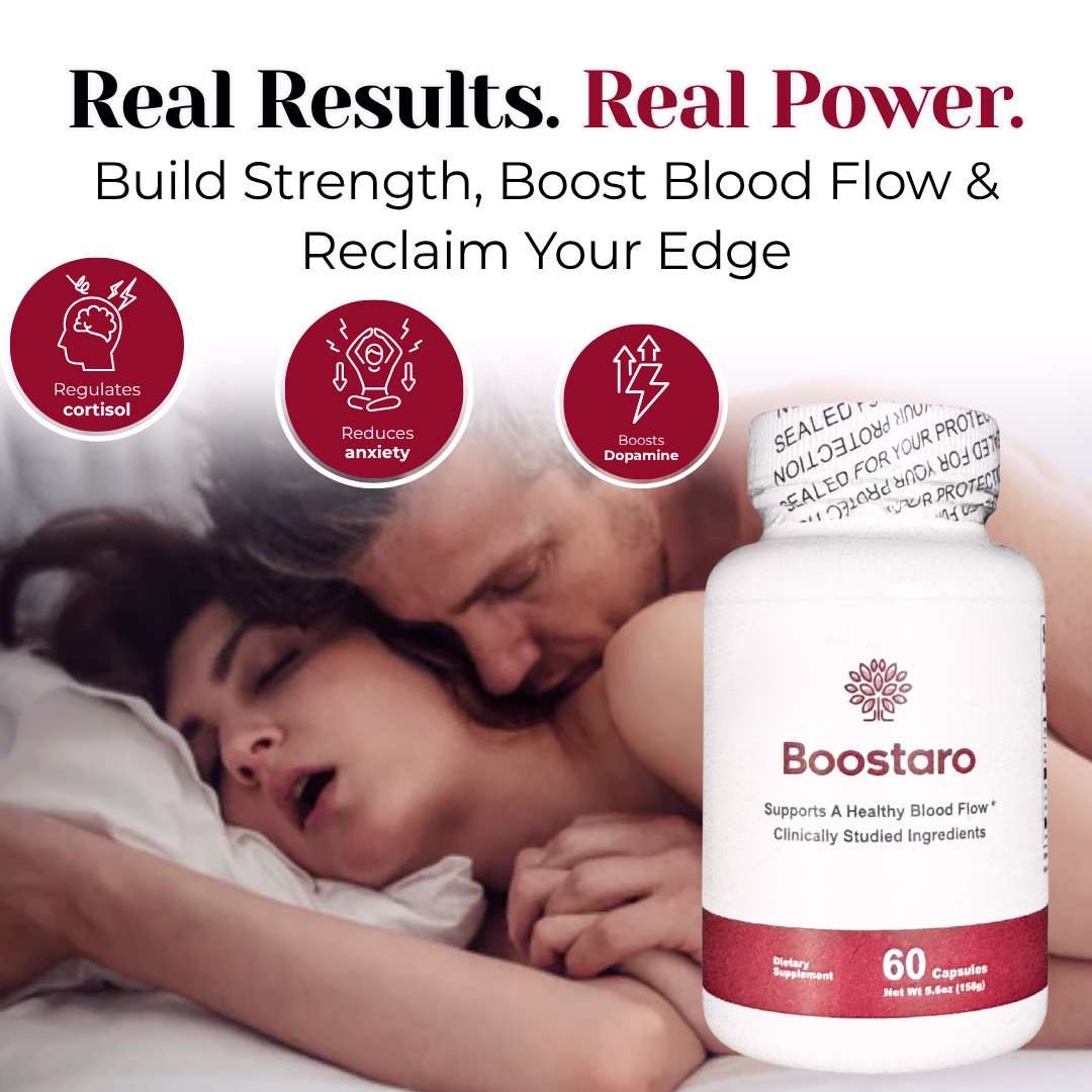 BOOSTARO Male Pills, for Blood Flow Enhances Excellent Performance 5Pack