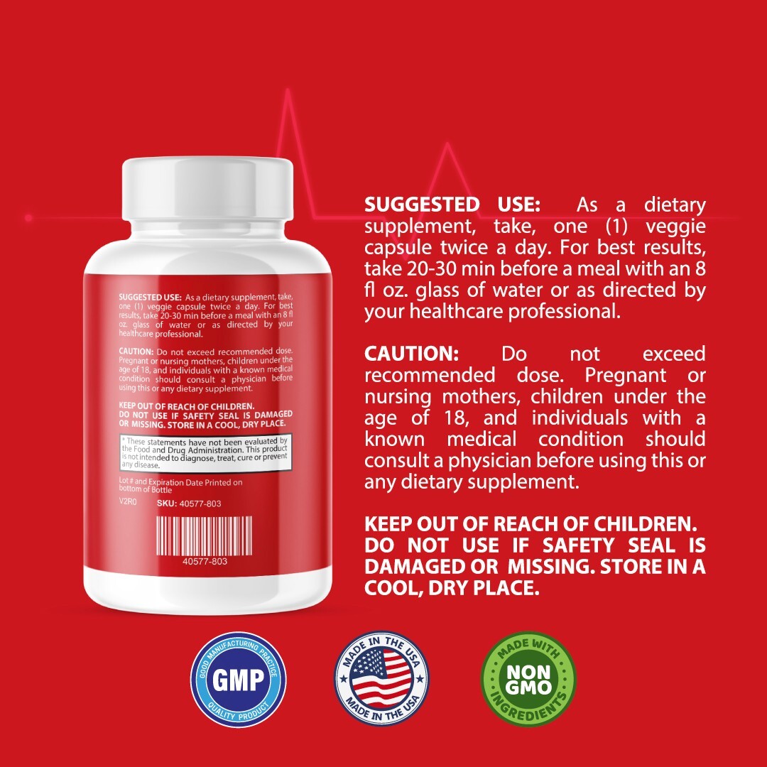 GlycogenSupport-Cardiovascular Health,Blood Pressure & Sugar Support-10 Bottles