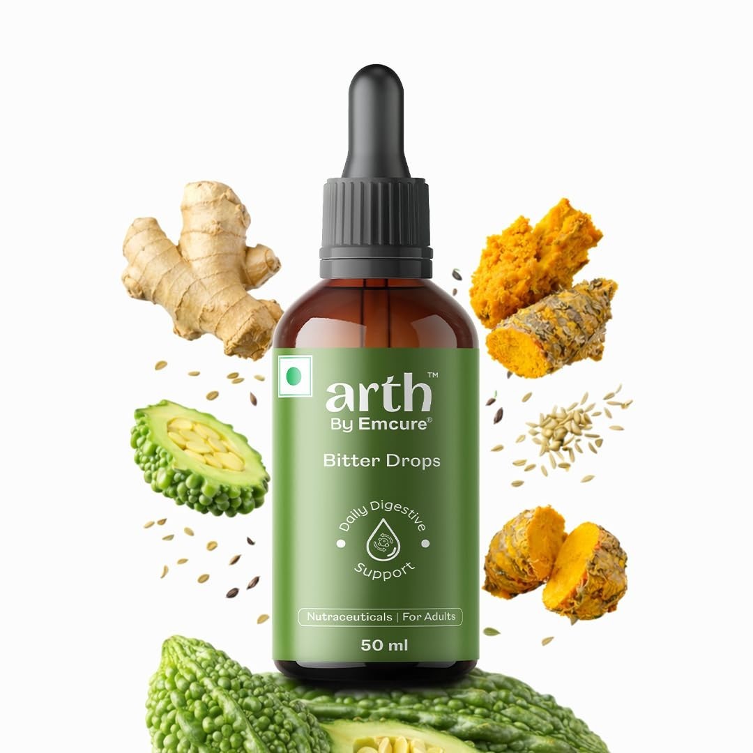 Arth Bitter Drops Weight Management Supplement – 15 Days Pack | Reduces Cravings