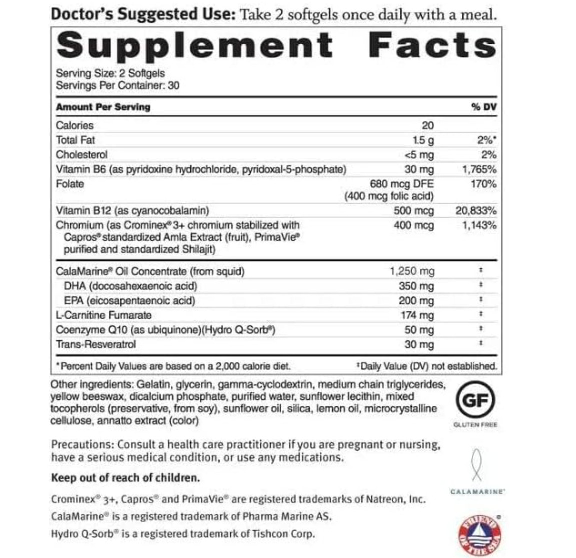 Dr. Sinatra Omega Q Plus Resveratrol – Omega-3 Supplement with CoQ10 and Resv…