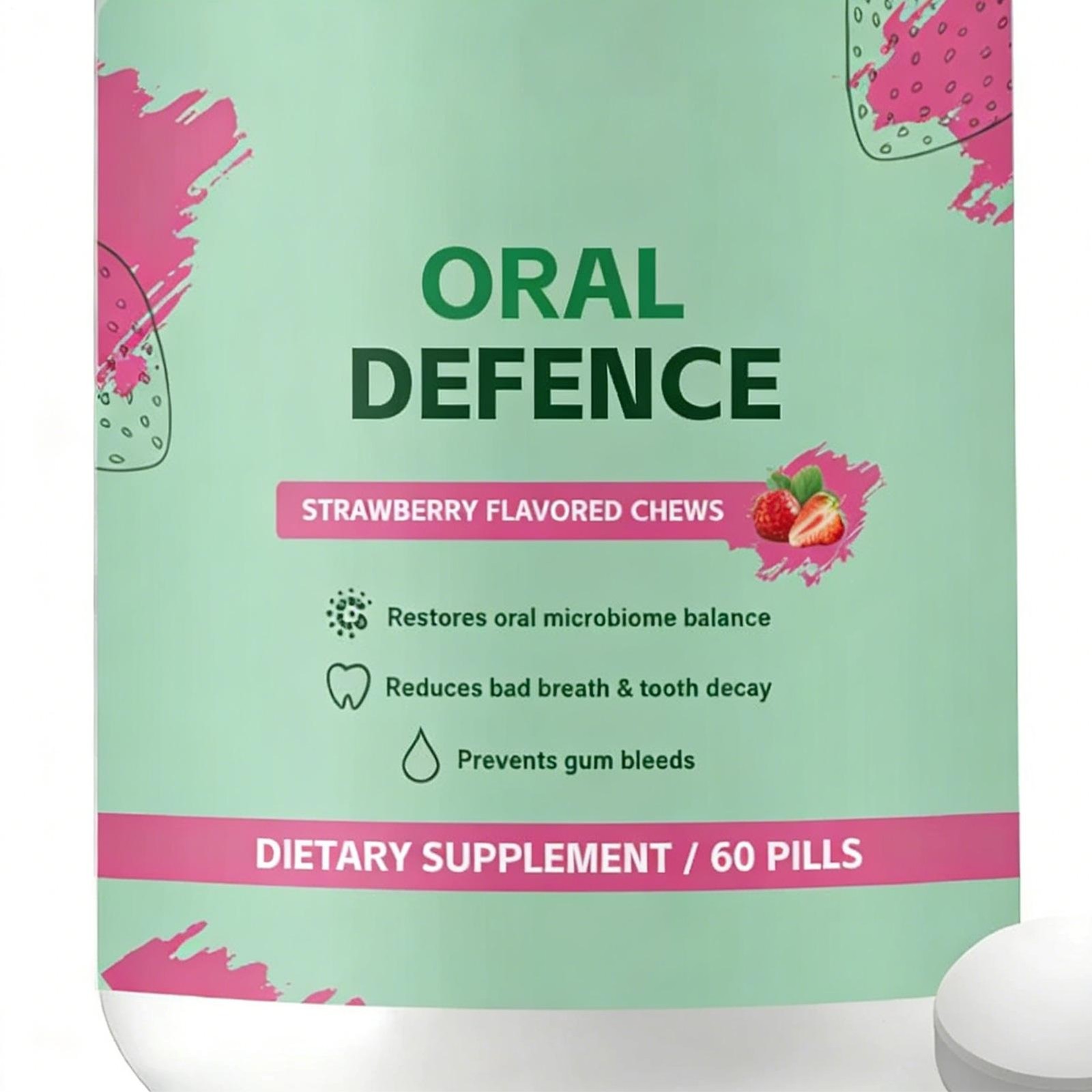 Oral Defence – Oral Probiotics Supplement ideal for Fresh Breath, Teeth