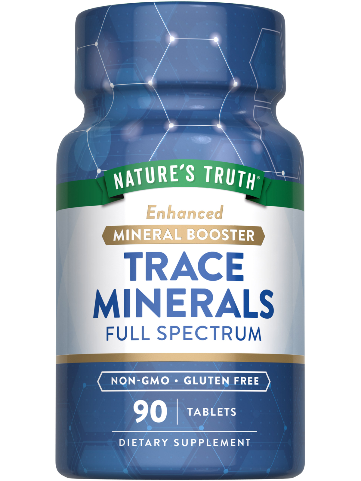 Trace Minerals | 90 Tablets | Mineral Booster | Non-GMO | by Nature’s Truth