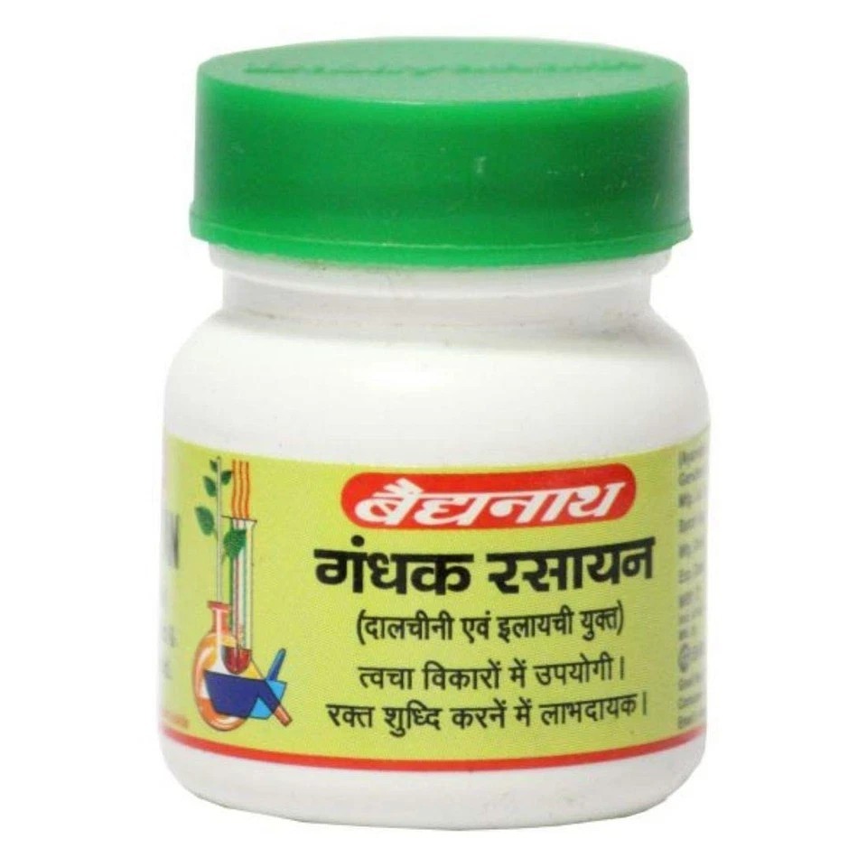 Baidyanath Gandhak Rasayan Pack of 1-40 Tab p468