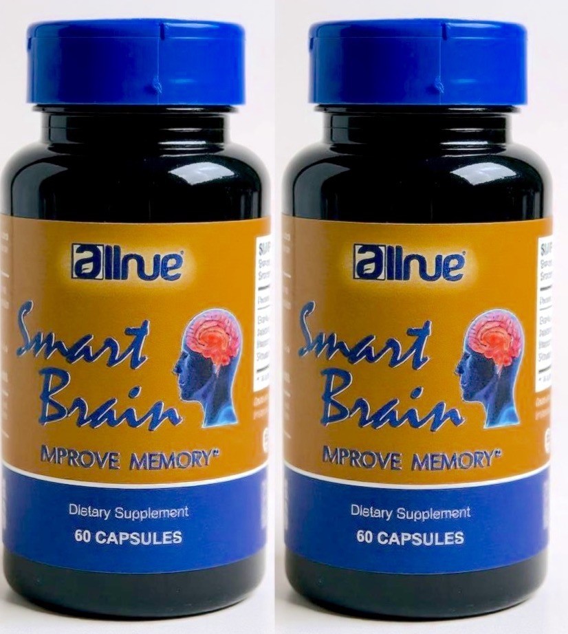 2 Smart Brain Improve Memory Supplement Clarity Booster Focus Capsules Pills
