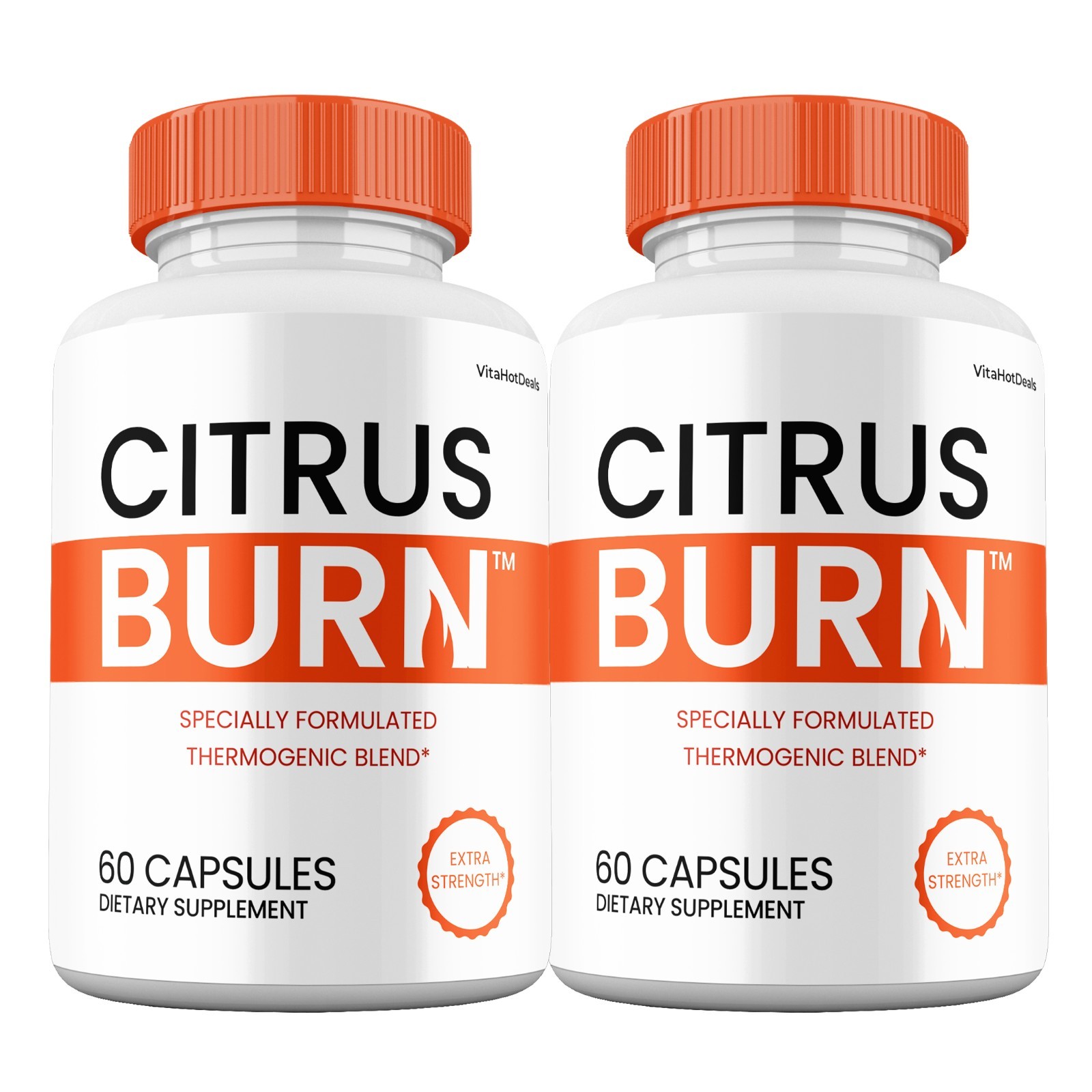 Citrus Burn Capsules, Max Strength Natural Supplement, CitrusBurn Pills (2 Pack)