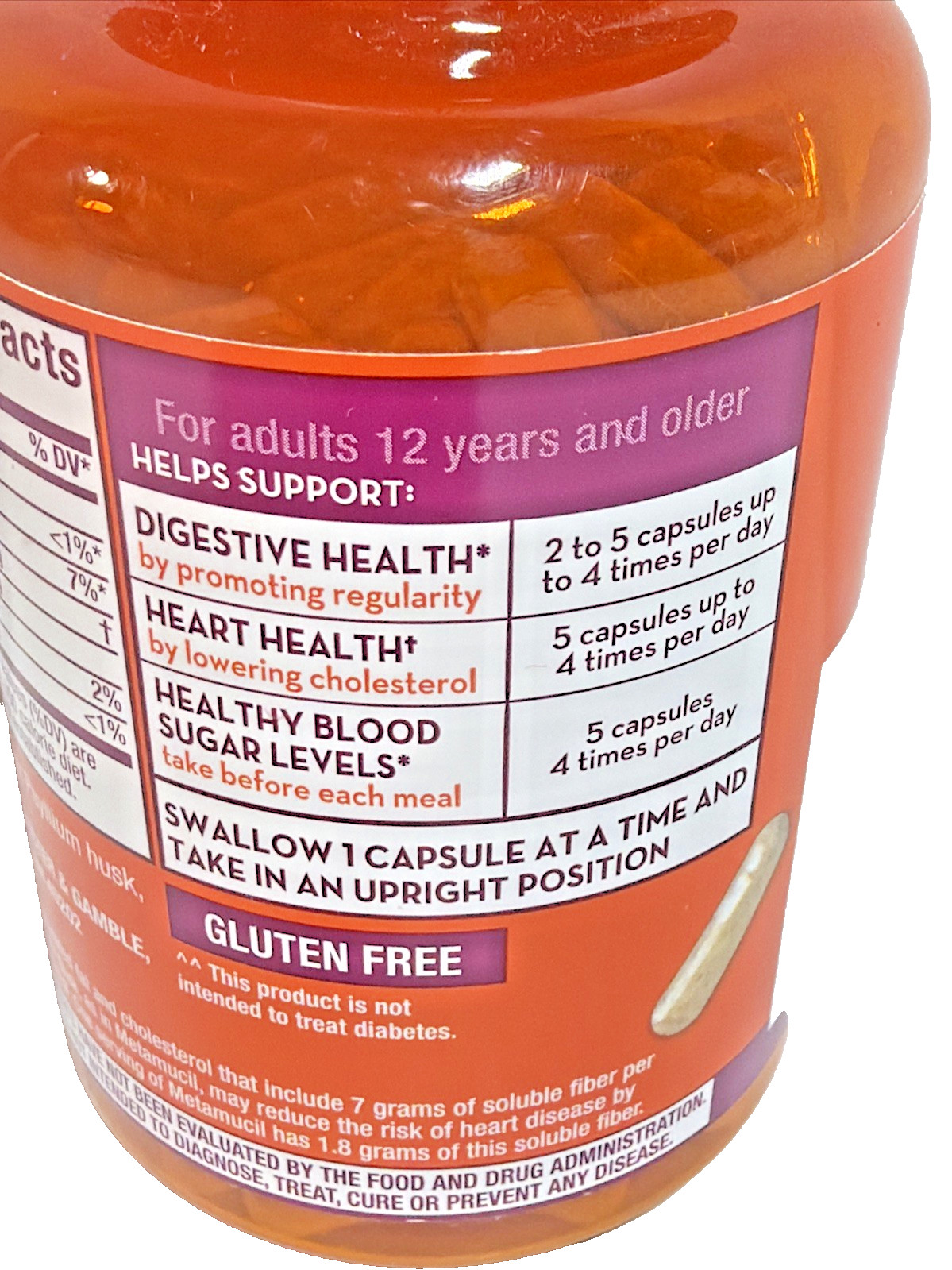 MetaMucil 3-IN-1 Daily Fiber Digestive & Heart Health 160 Tablets Exp. 5/27 or