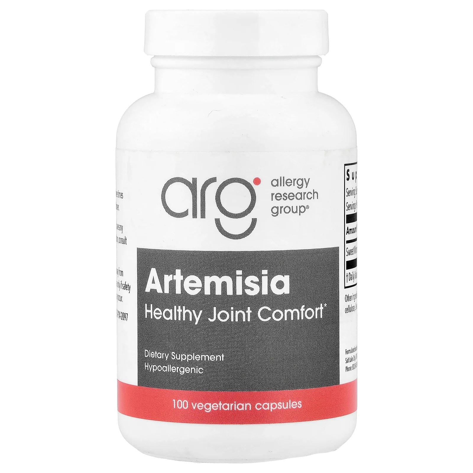 2 X Allergy Research Group, Artemisia, 100 Vegetarian Capsules (500 mg per Caps