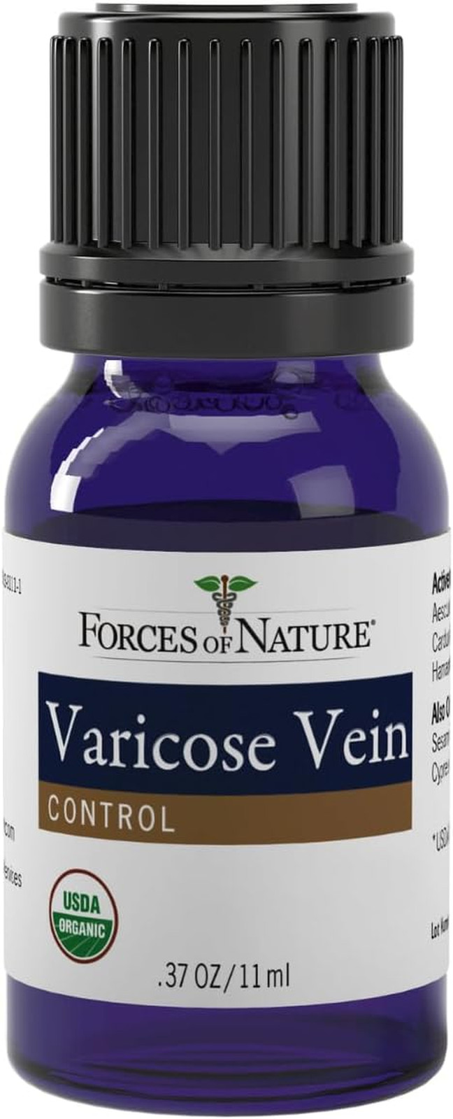 Varicose Veins Treatment, Organic Homeopathic Medicine, 0.37 Fl Oz, Helps Shrink