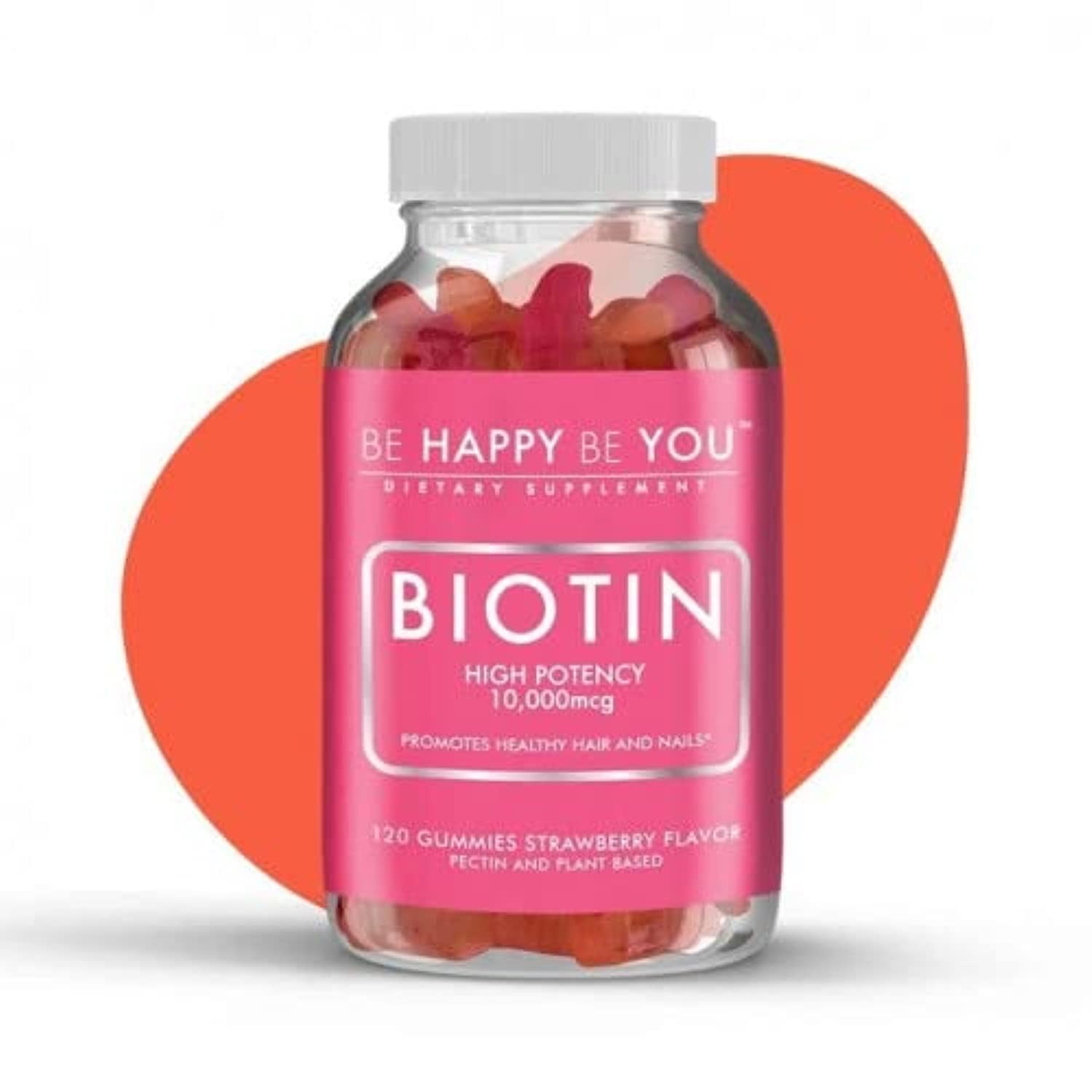 Biotin, BE HAPPY BE YOU, 120.0 Count, Pack of 1