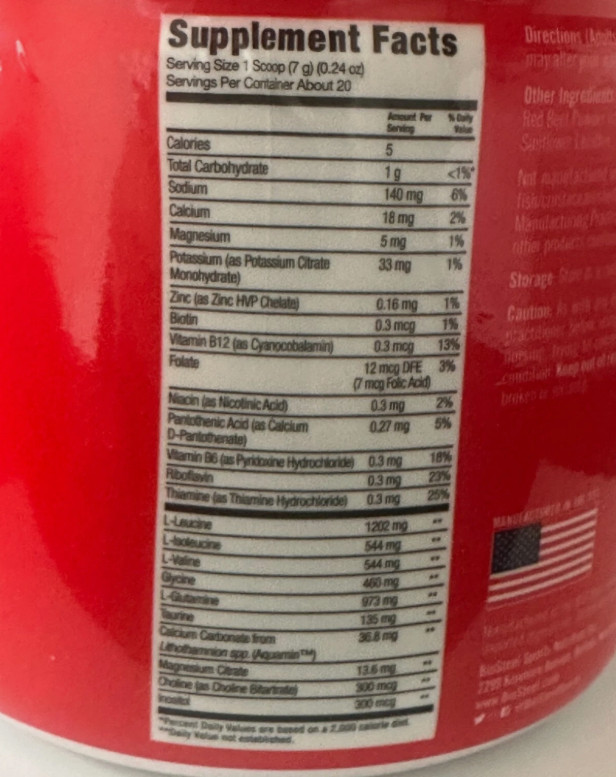 BioSteel Hydration Mix Sugar Free Mixed Berry – 20 Servings (6 Pack) EXP:01/26