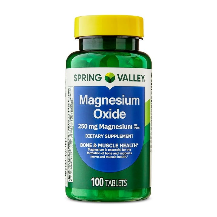 3 Pack Spring Valley Magnesium Bone & Muscle Health Tablets 250 mg, 100 Count