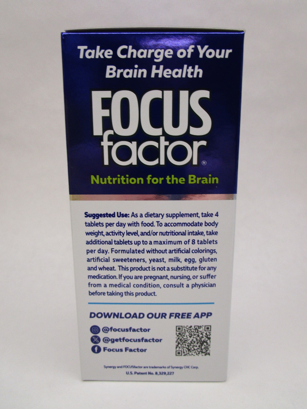 6 x Focus Factor Original Formula Multivitamin Brain Health 60 Count Bottle 2/28