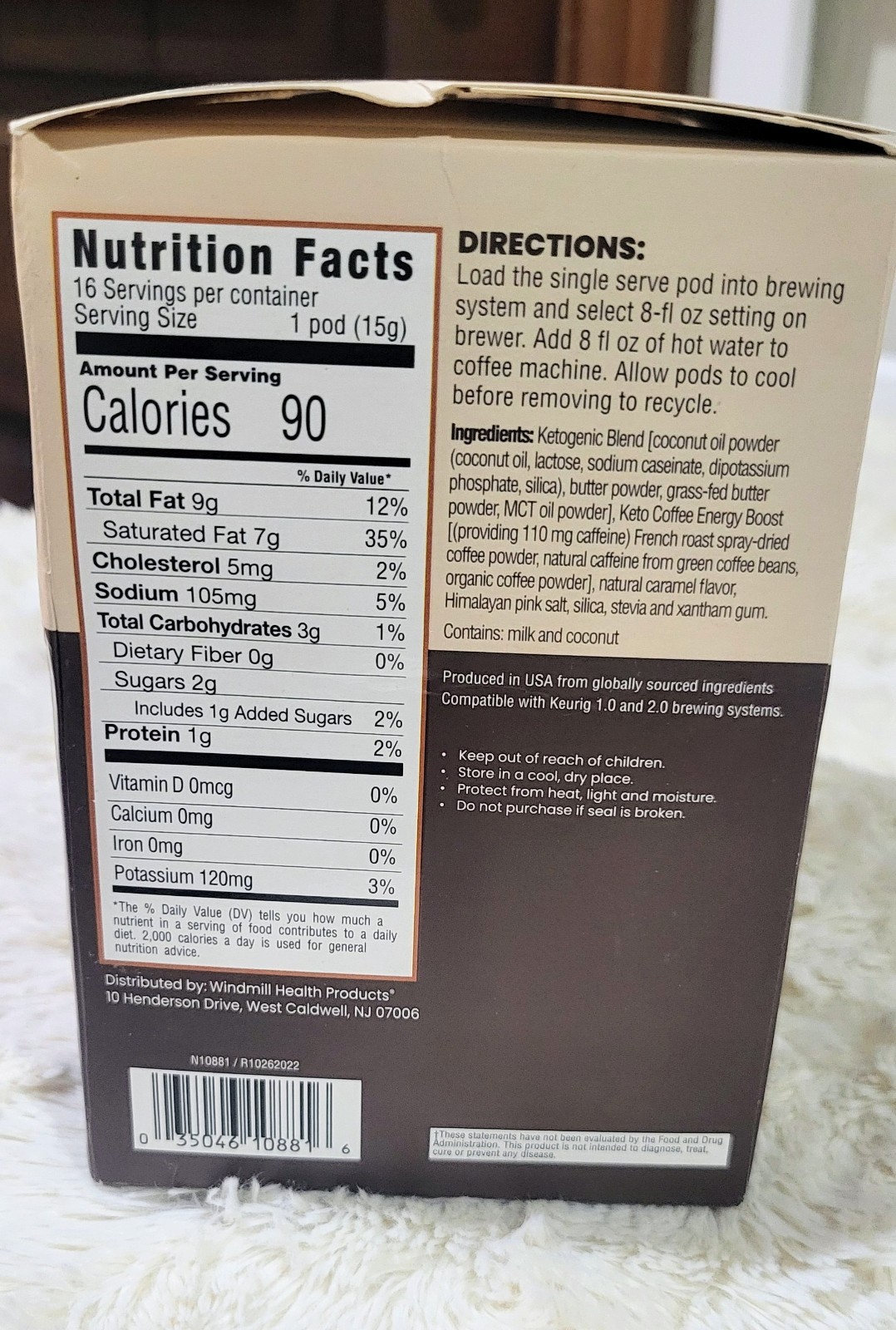 (2)Rapidfire Caramel Macchiato Ketogenic High Performance Keto Coffee Pods ☕📌