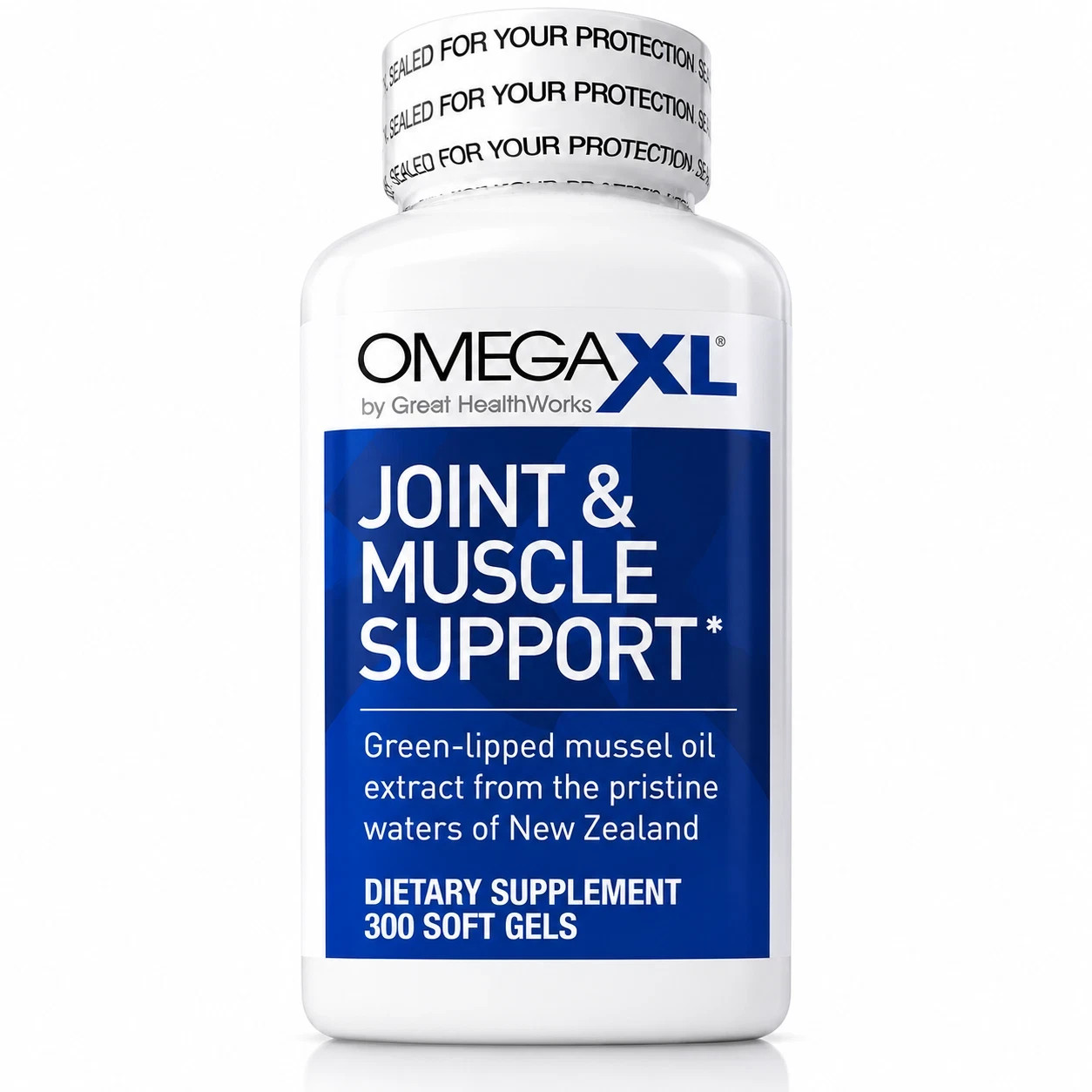 OmegaXL Joint & Muscle Support 300 Softgels Pain Relief Fast USA Seller