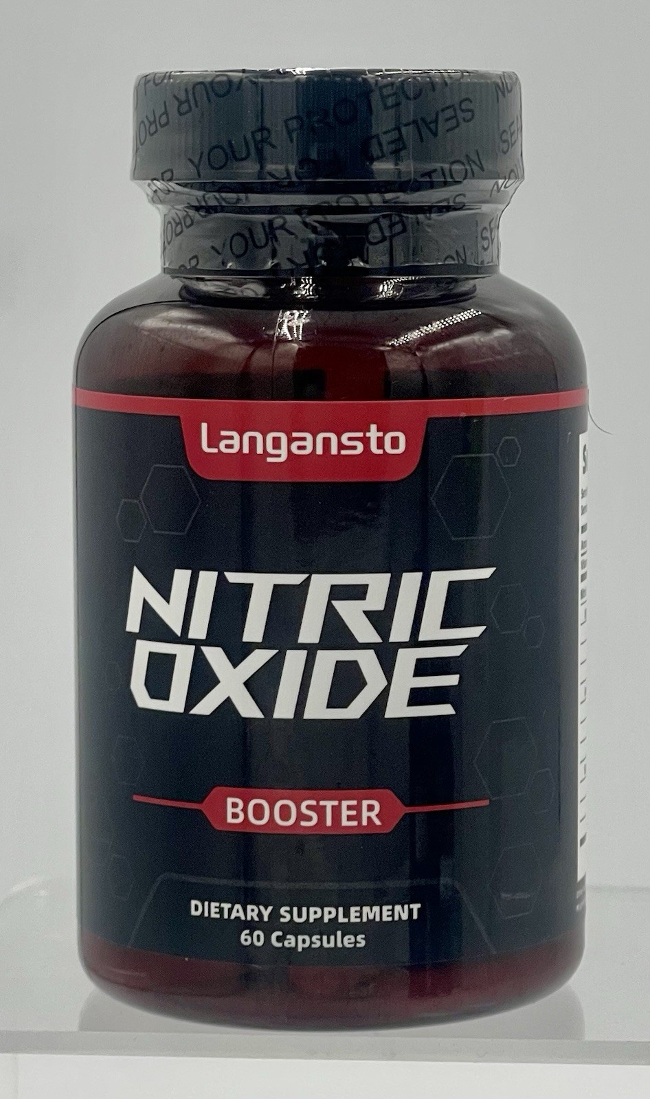 Lot of 3 Langansto Nitric Oxide Booster 1500mg 180 Caps 90 Day Supply Ex 9/2026