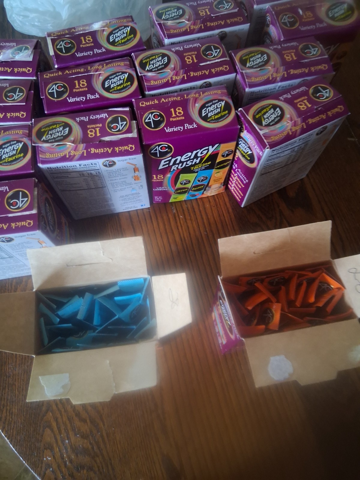 4c energy drink water packets orange and berry
