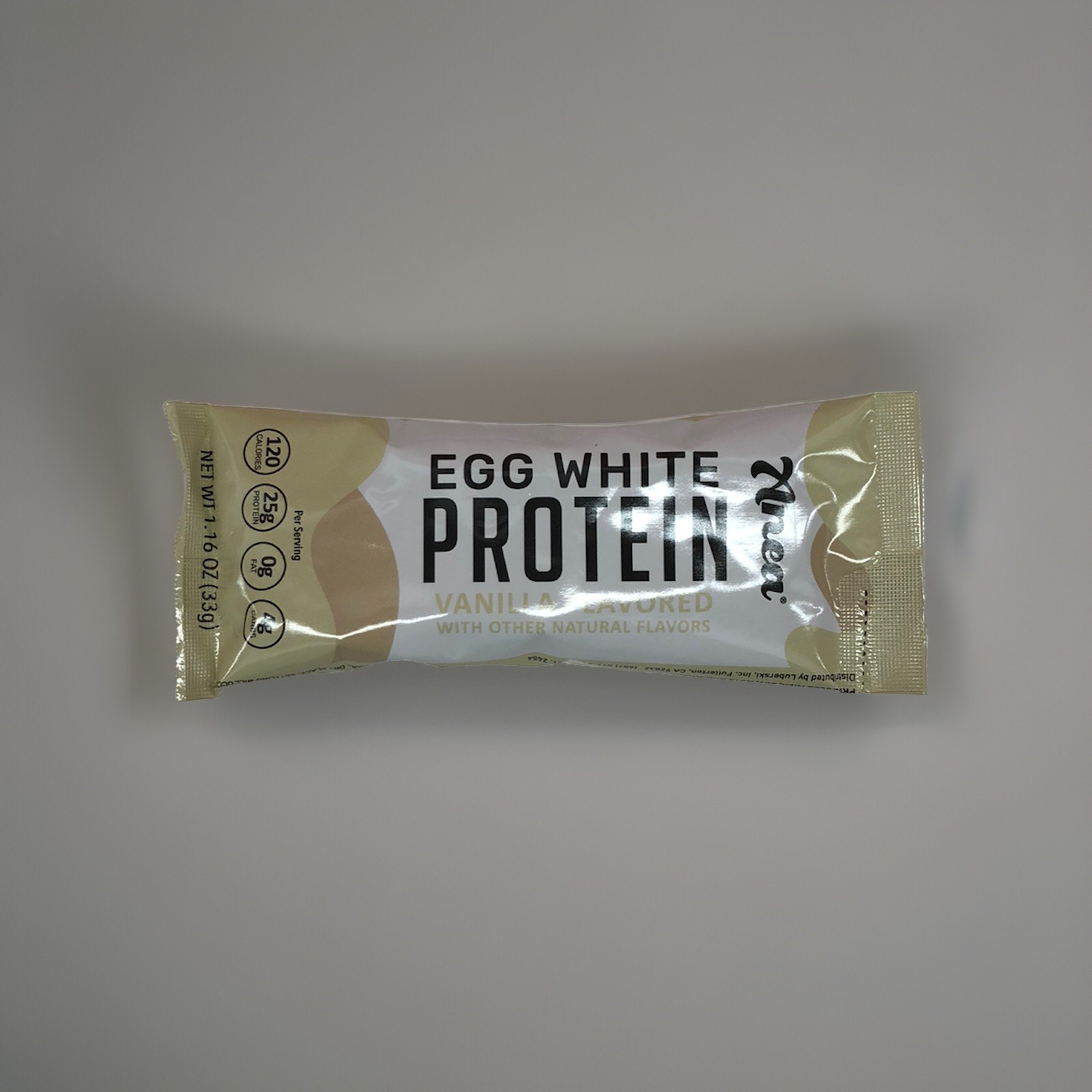 Anea Egg White Protein Vanilla 50 Individual Packets 1.1oz 25grams Protein Each