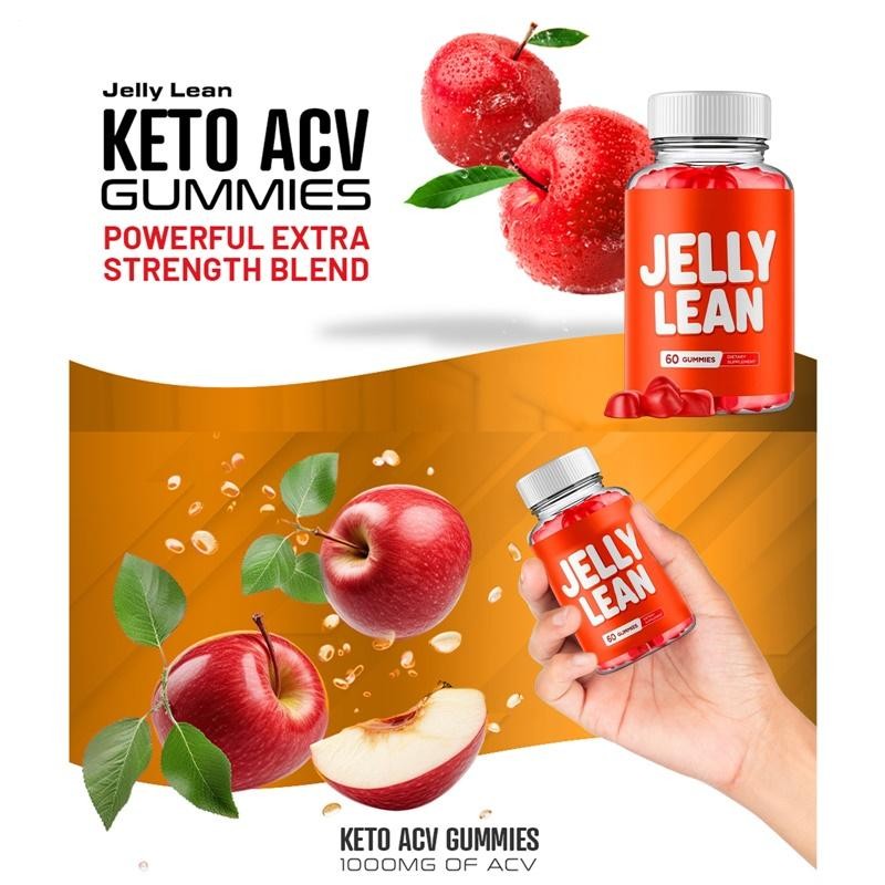 Jelly Lean Gummies For Weight Assistance Supplement & Daily Health 60 Gummy