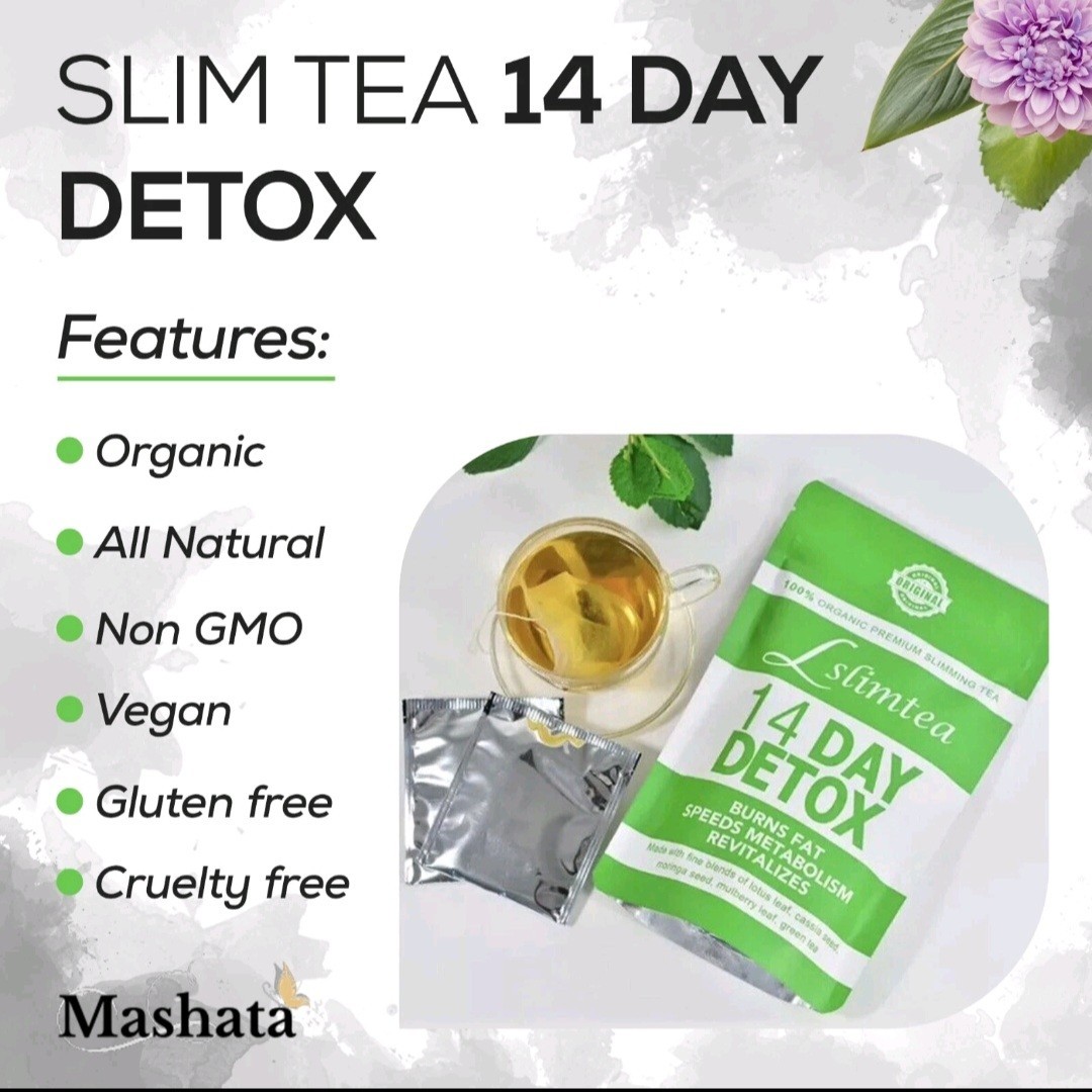 14 Days Detox Tea Weight Loss Slimming Burn Calories Body Slim Diet Fat Burner