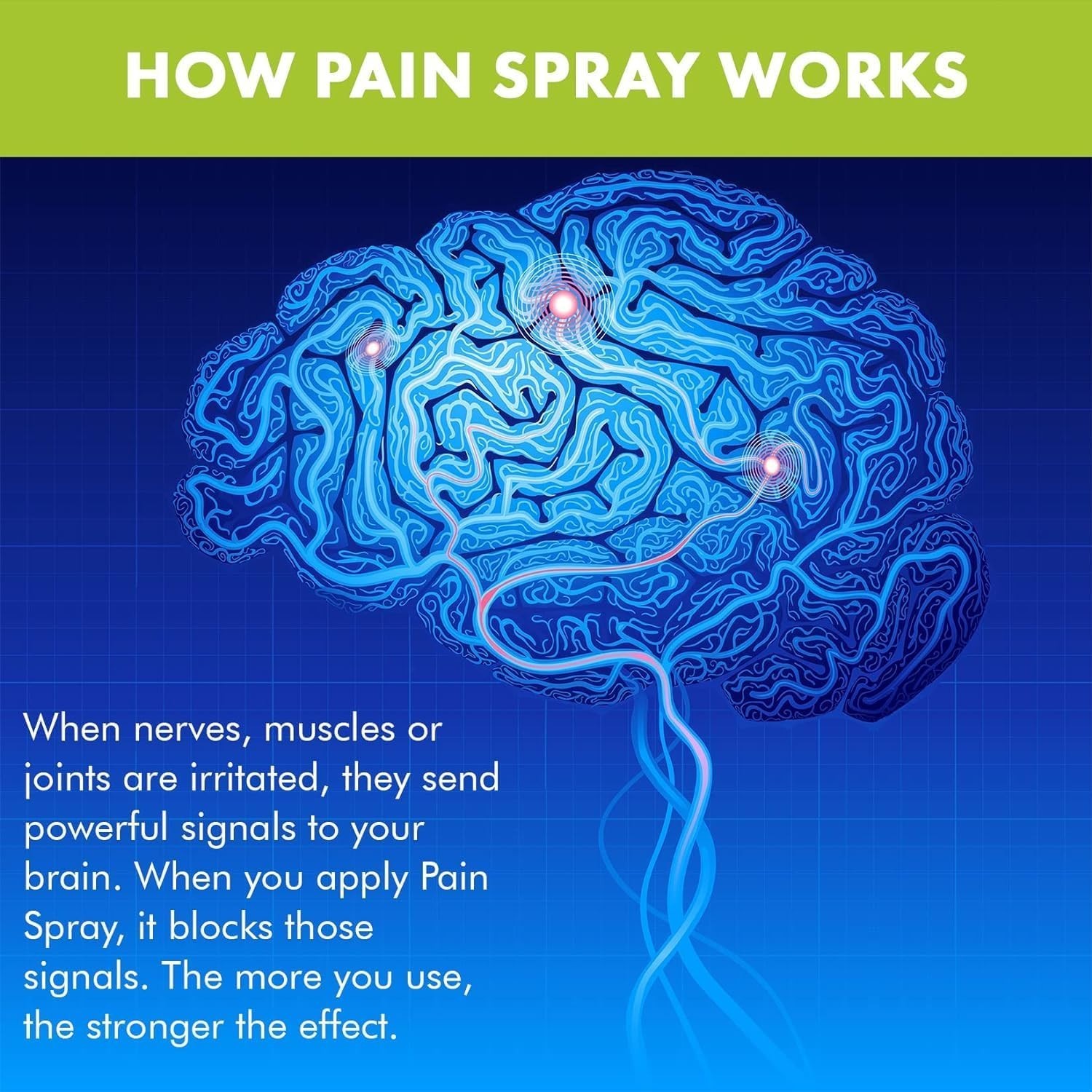Premiere’s Pain Spray All-Natural Menthol & Peppermint Oil Herbal Blend for J…