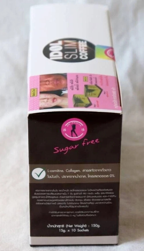 6×Idol Slim Instant Coffee Fat Burn Block Diet Slimming Weight Loss Low Fat