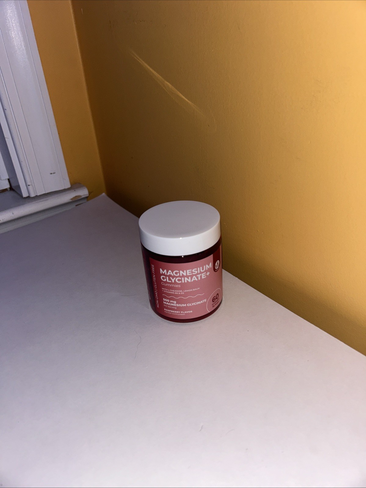 Dr. Moritz Magnesium Glycinate+ Gummies Raspberry 60ct)
