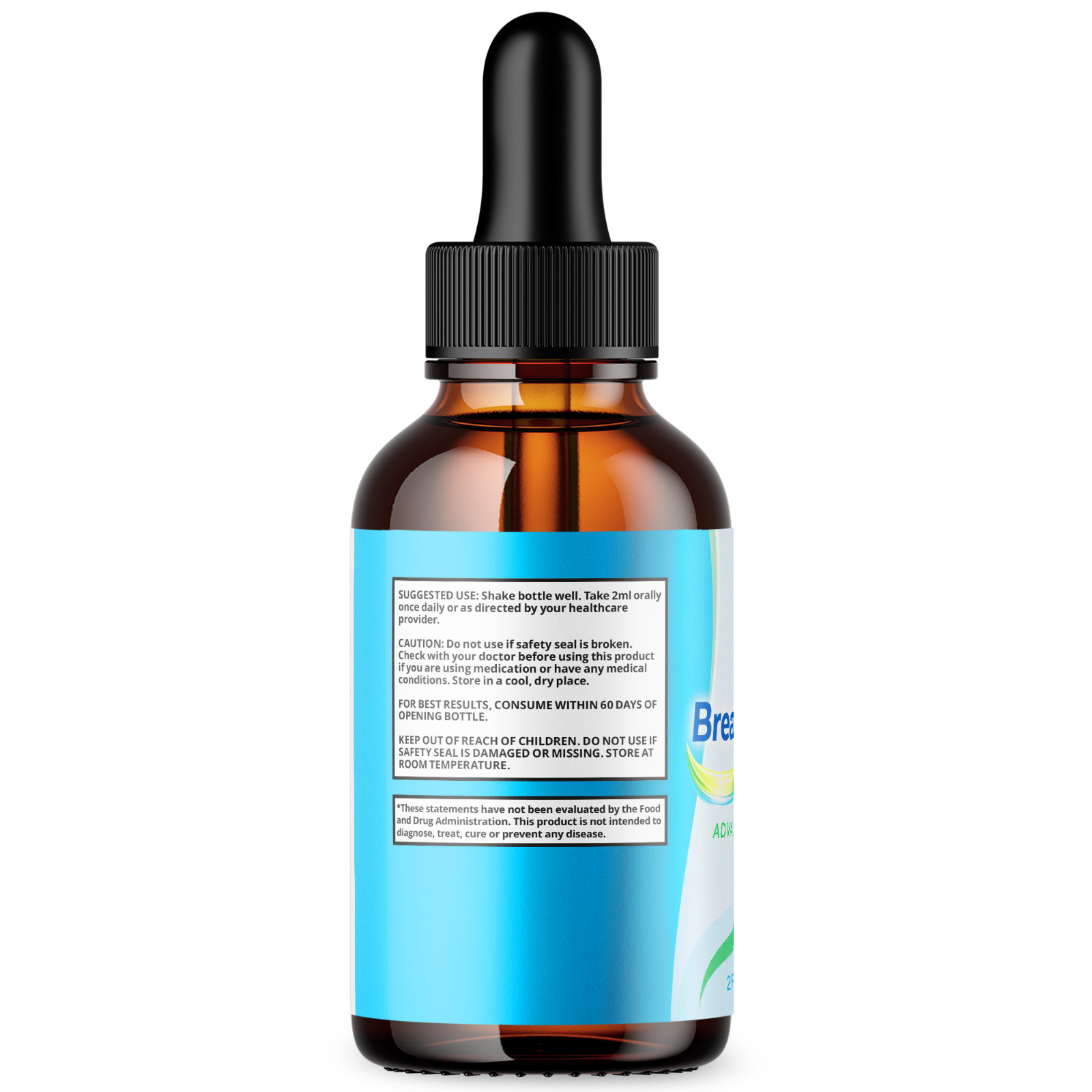 (3 Pack) BreathEaseX Drops Advanced Lungs Support Breath EaseX 90 Servings