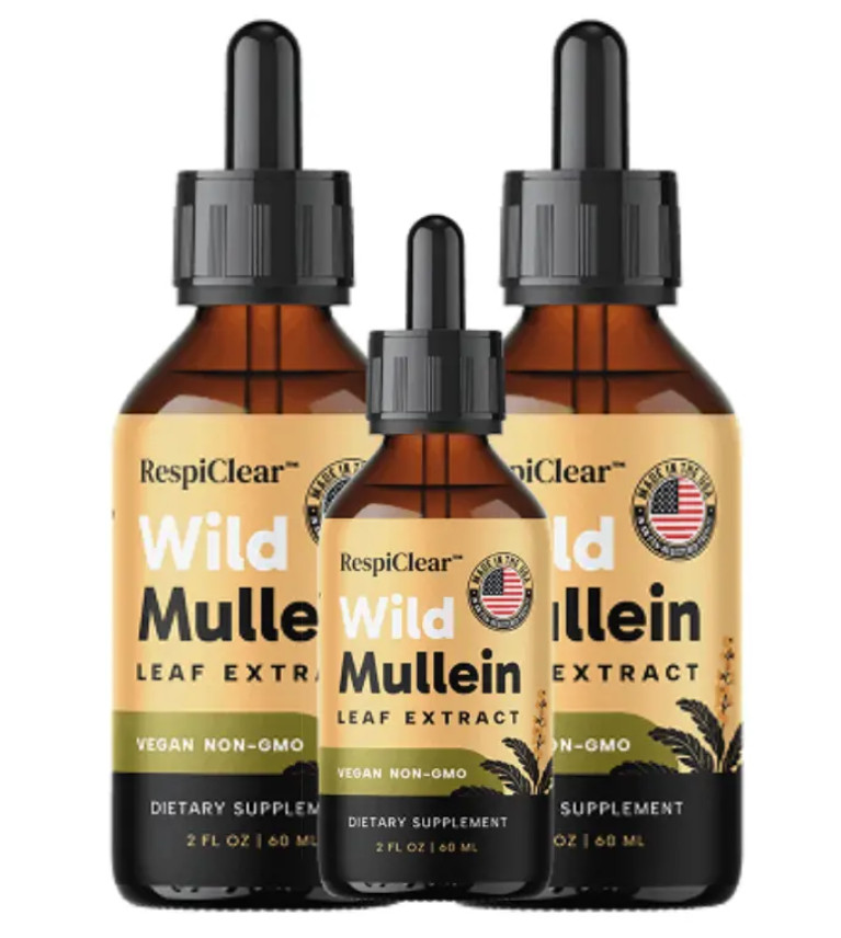 NOT FROM CHINA! MADE IN THE USA!!! RESPICLEAR LUNG CLEANSE 3 SEALED BOTTLES!