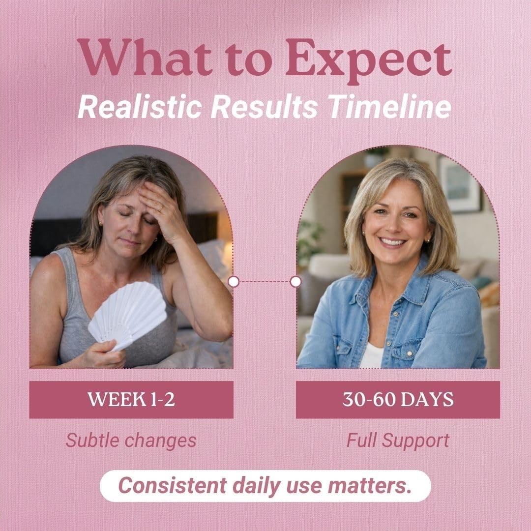 Menopause Wellness: Hormone Balance & Energy Boost Supplements – 90 Count