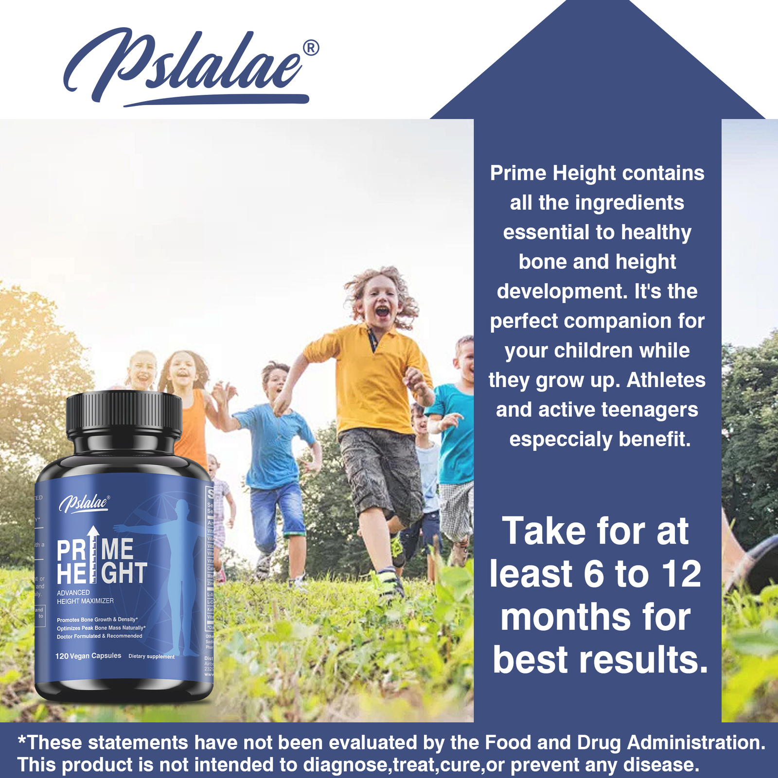 Prime Height Advanced Height Growth – Promotes Bone Growth and Bone Strength