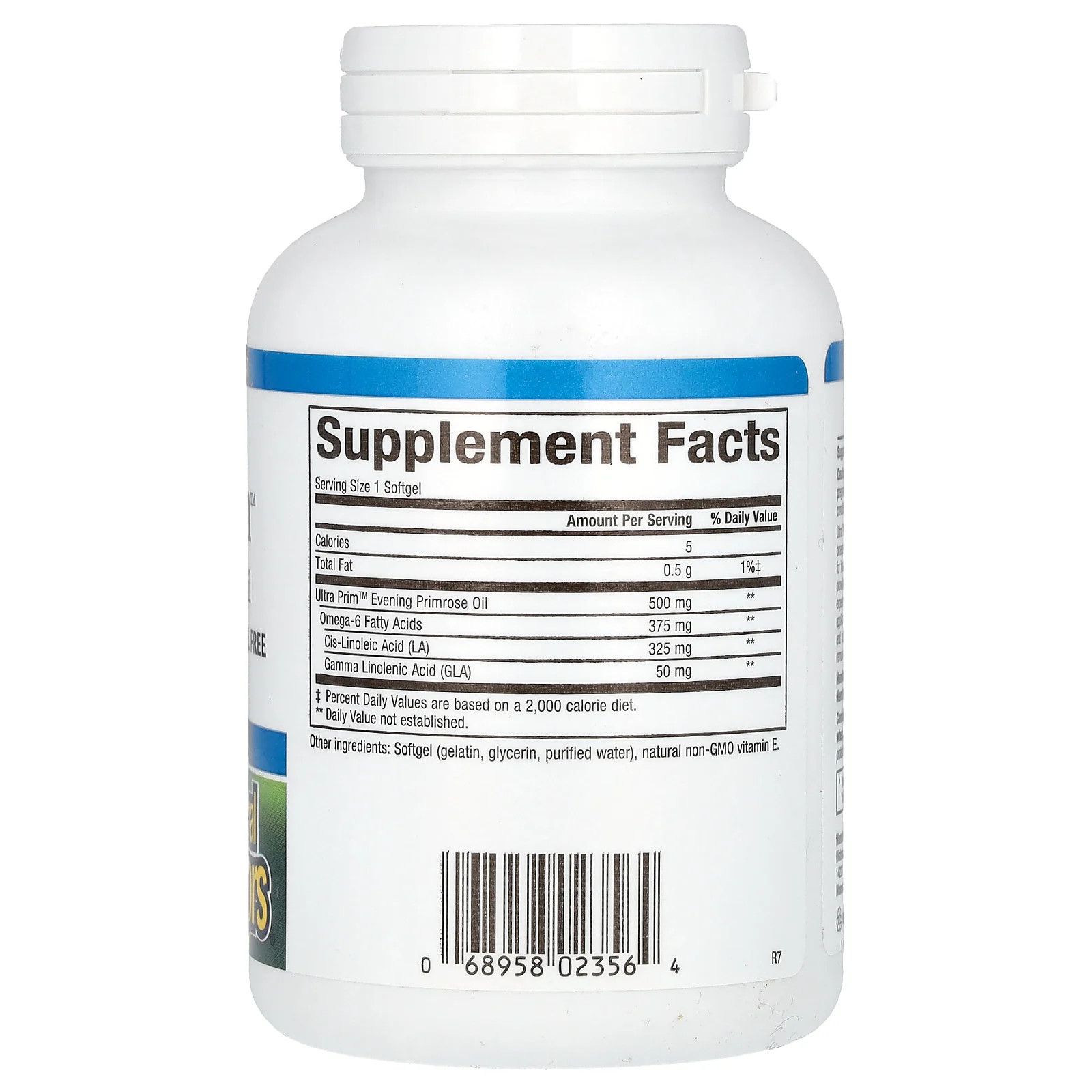 2 X Natural Factors, OmegaFactors, Ultra Prim, Evening Primrose Oil, 500 mg, 18