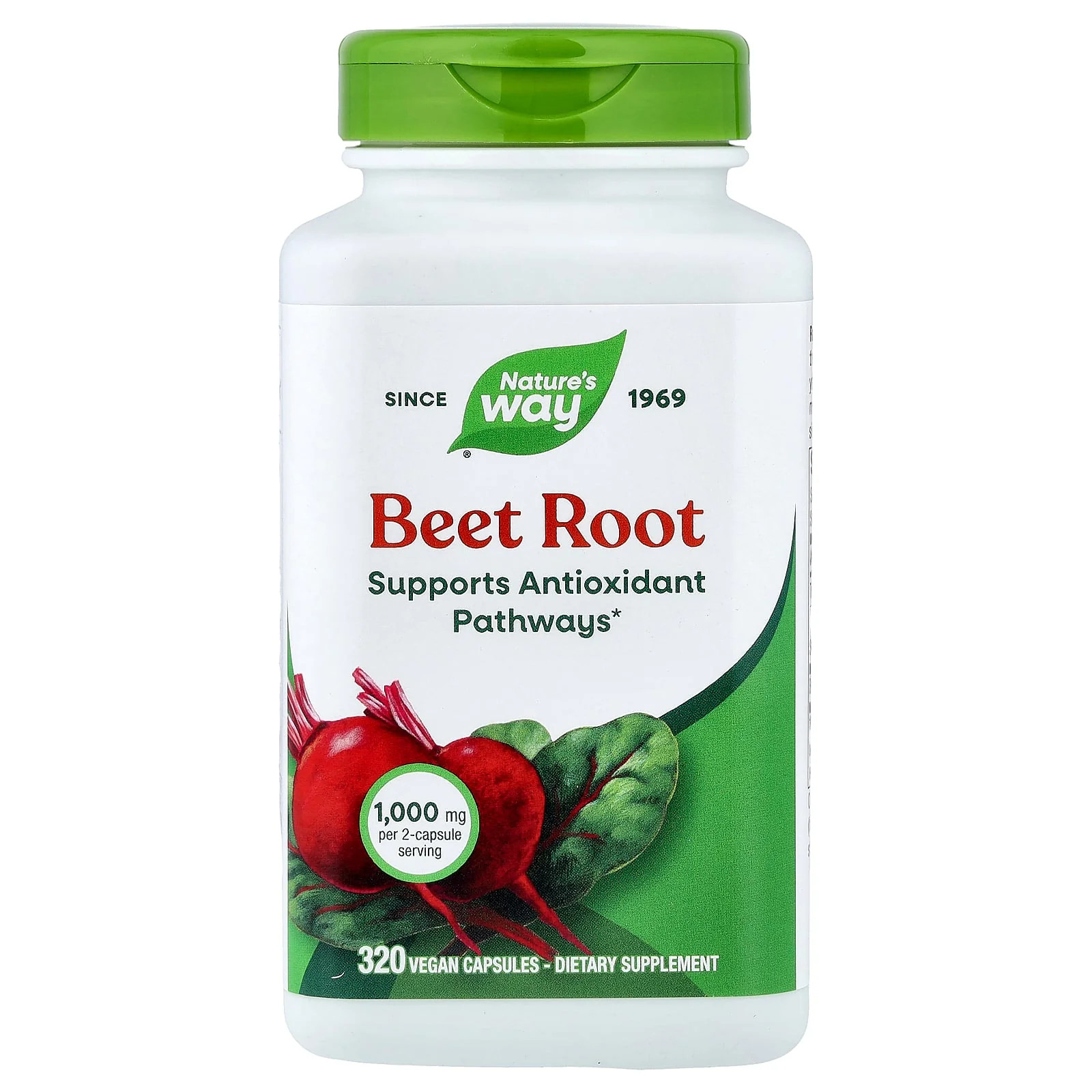 2 X Nature’s Way, Beet Root, 320 Vegan Capsules (500 mg Per capsule)