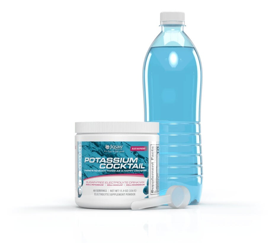 Jigsaw Health Potassium Blue Raspberry Cocktail Jar 60 Servings