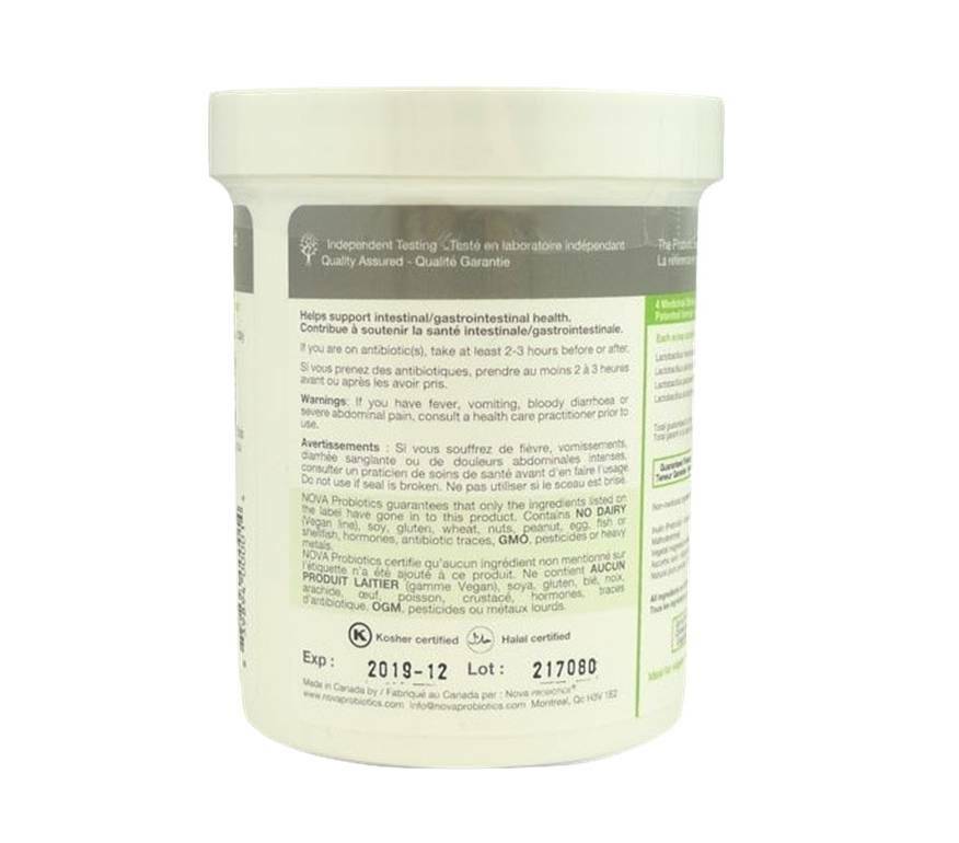 NOVA PROBIOTICS Vegan KID 1-12 Years 6 Billion Probiotics per Scoop -60g powder