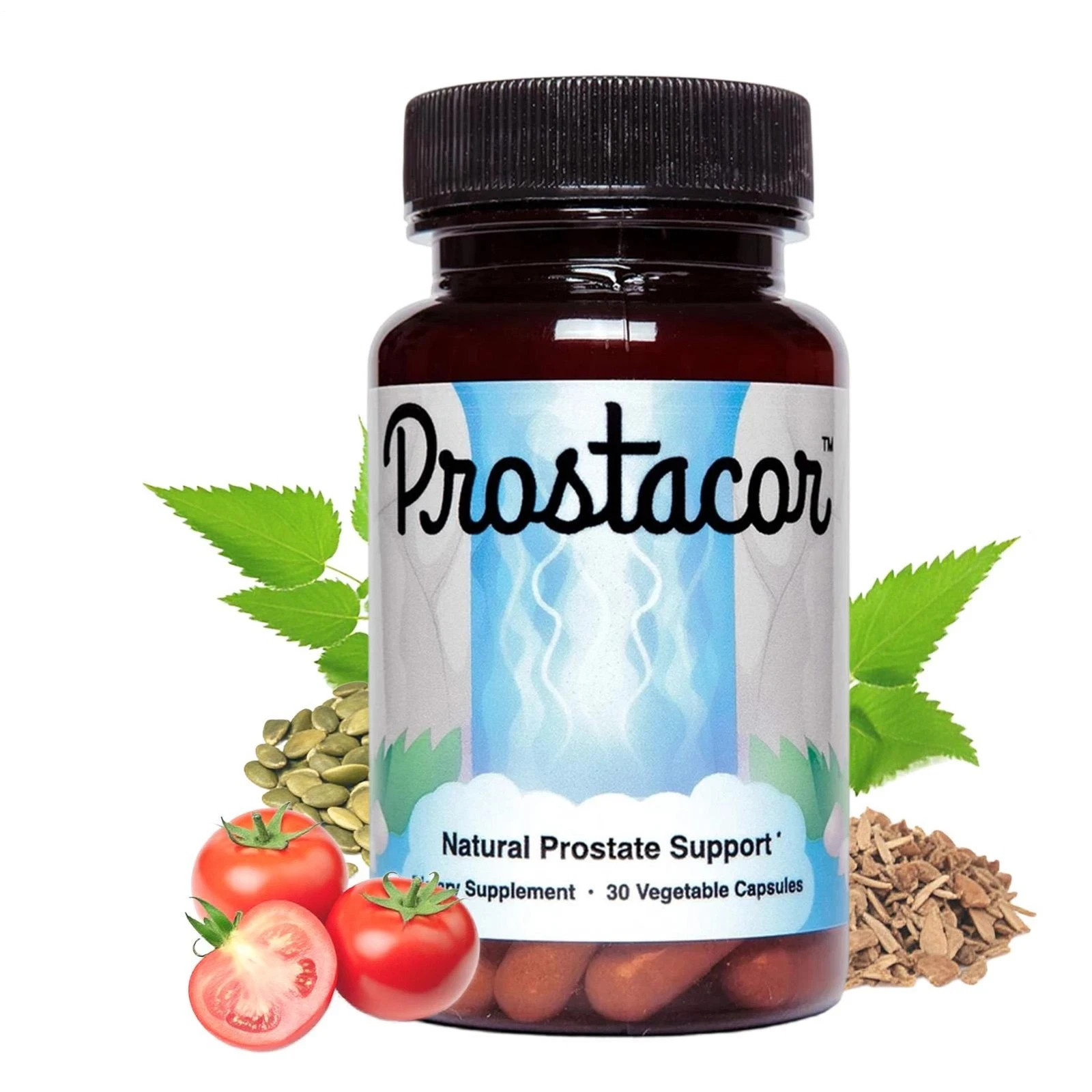 2PCS Prostacor organic Prostate Support Supplement – Non-GMO, Vegan, Gluten-Free