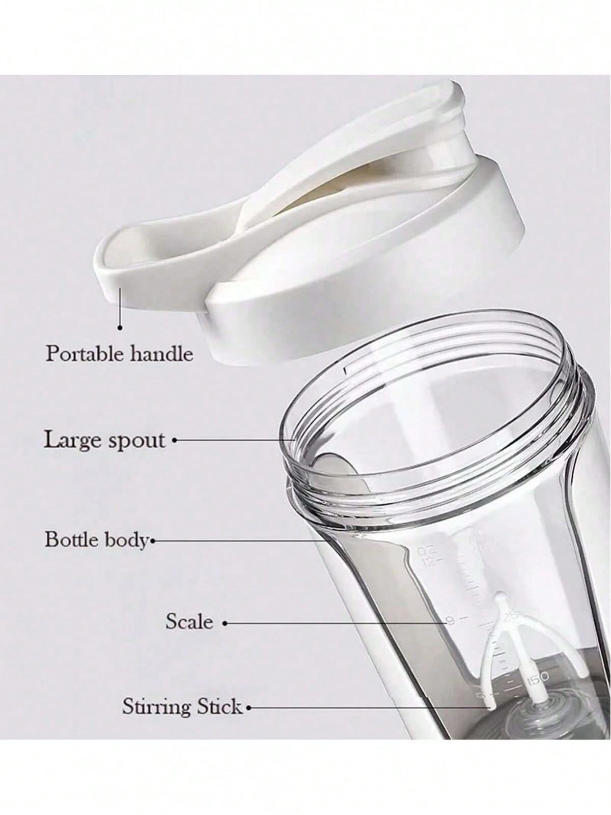 15Oz Electric Protein Shaker Bottle, USB Rechargeable Protein Shake Mixer, Porta