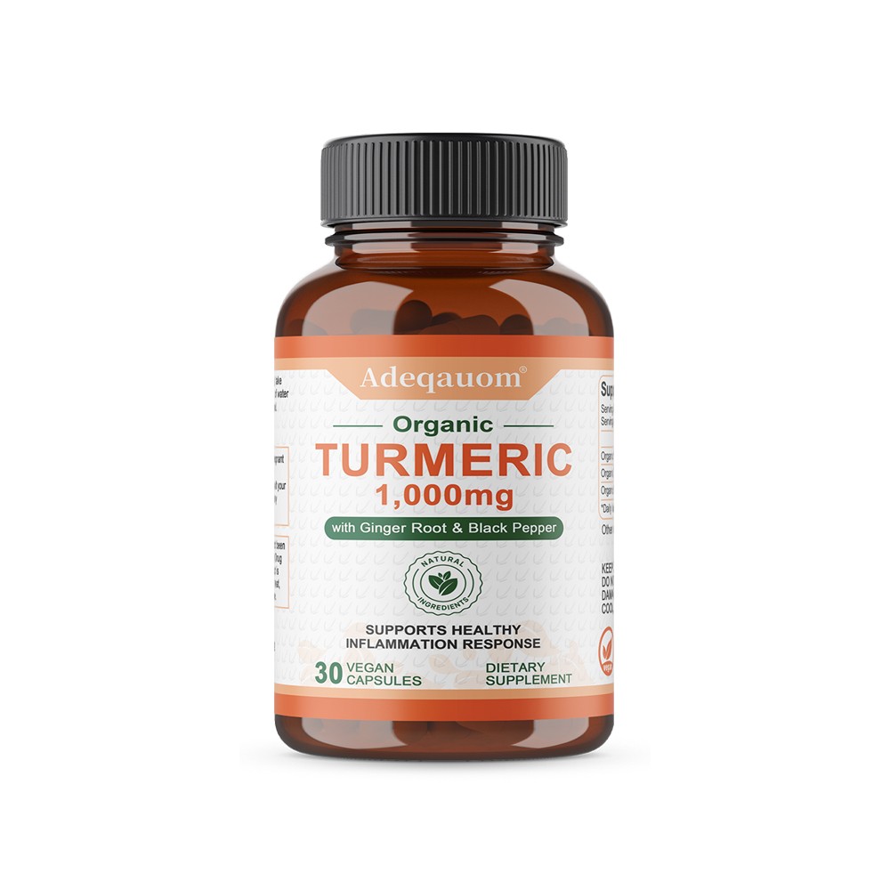 Turmeric Curcumin 30/60/120 Capsules 1000mg for Joint Comfort & Digestive Health
