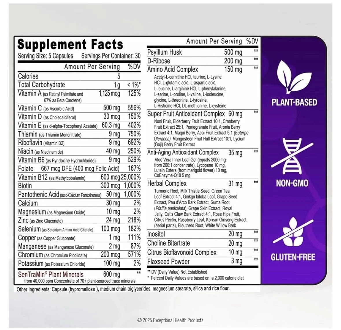 2 BOTTLES-Immuno 150 Immune Support Supplement –150 Veg Caps Vitamins & Minerals
