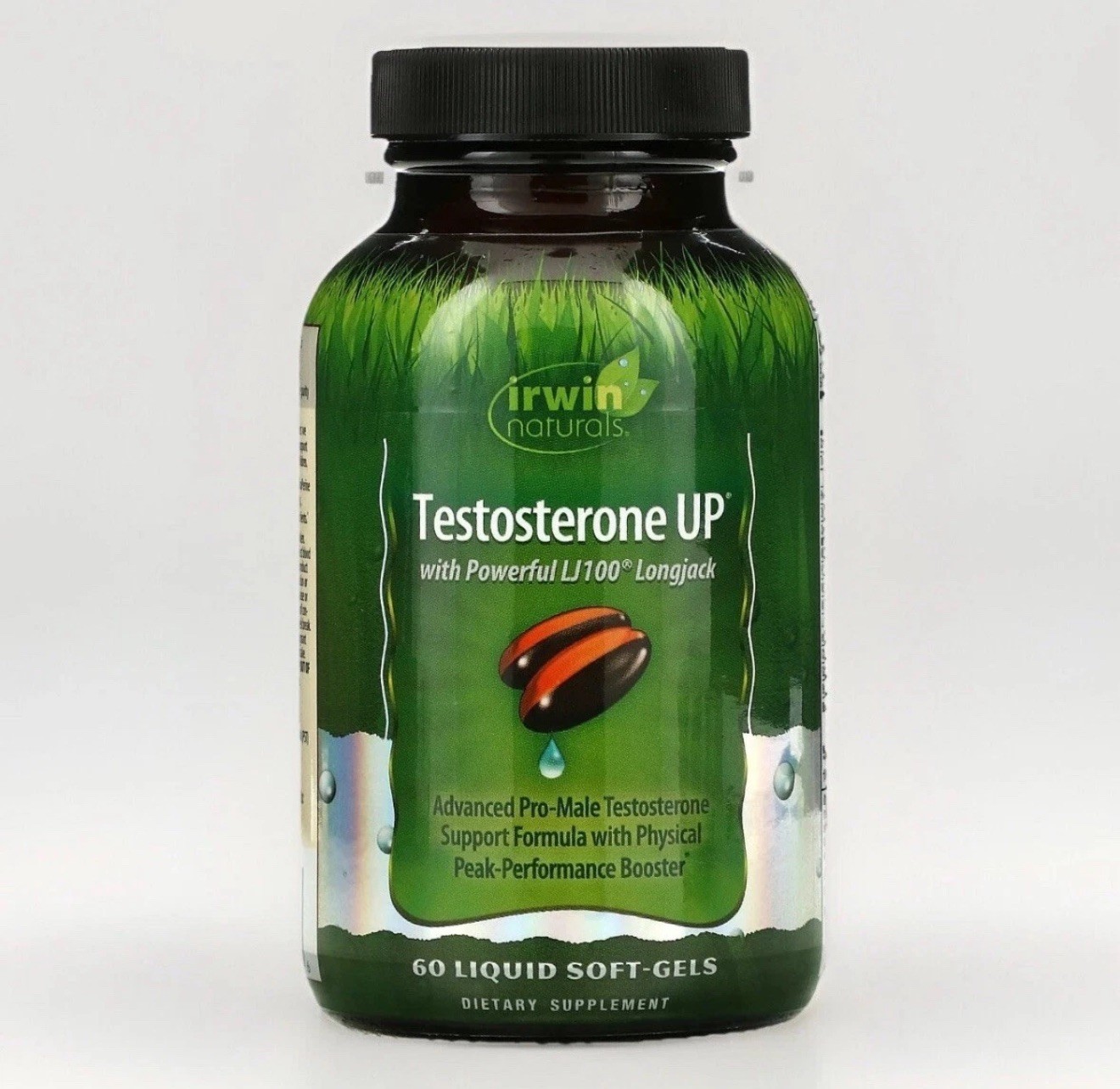 Irwin Naturals Testosterone Up With Powerful LJ100 Longjack 60 Softgels