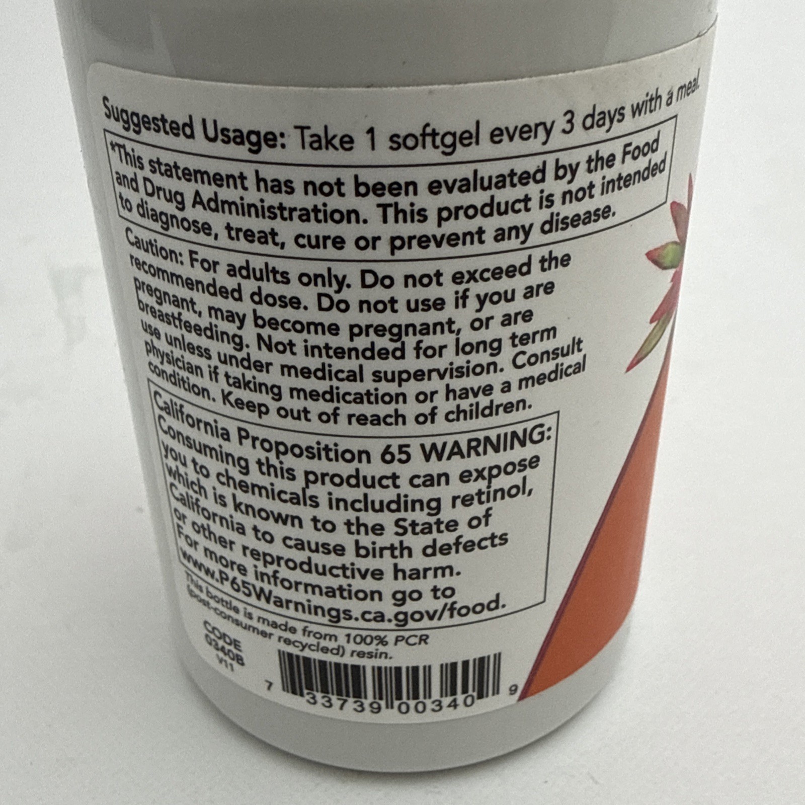 NOW Supplements, Vitamin A 25,000 IU, Essential Nutrition,100 Softgels – BB 8/29