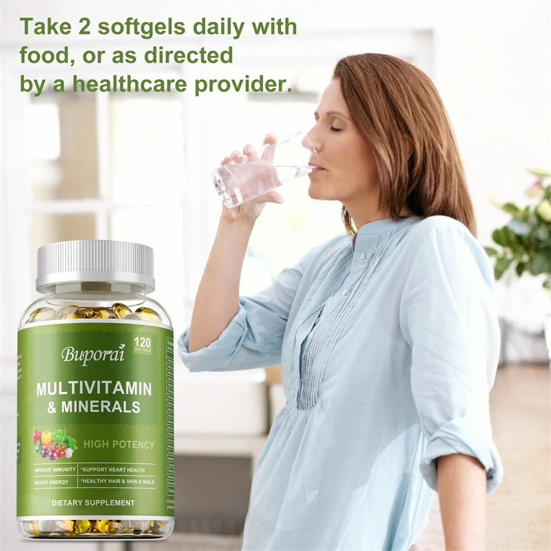 Multivitamins & Minerals 120pcs – Energy, Prostate, Skin and Eye Health