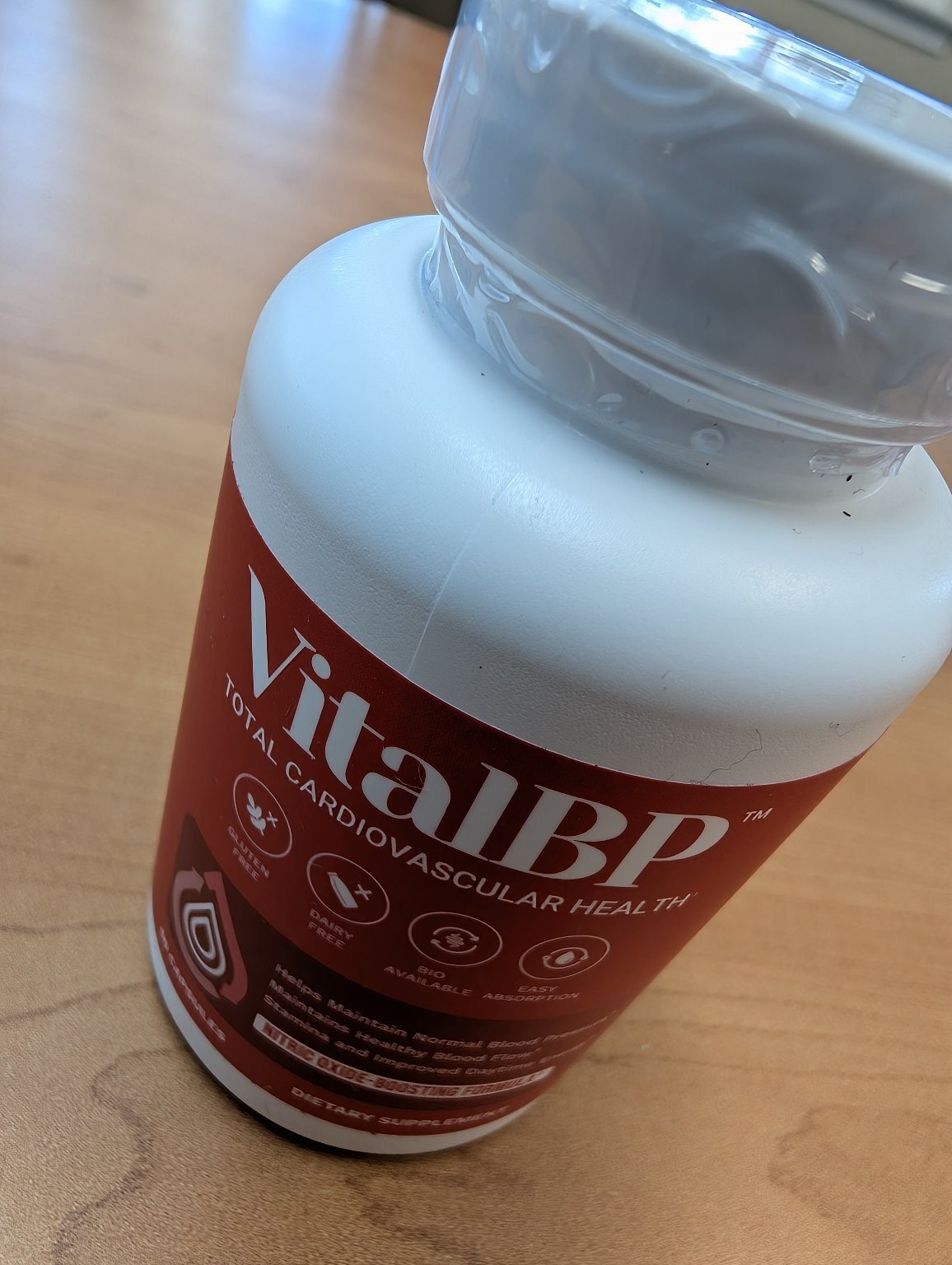 VitalBP Total Cardiovascular Health Capsules 60 Count Blood Flow