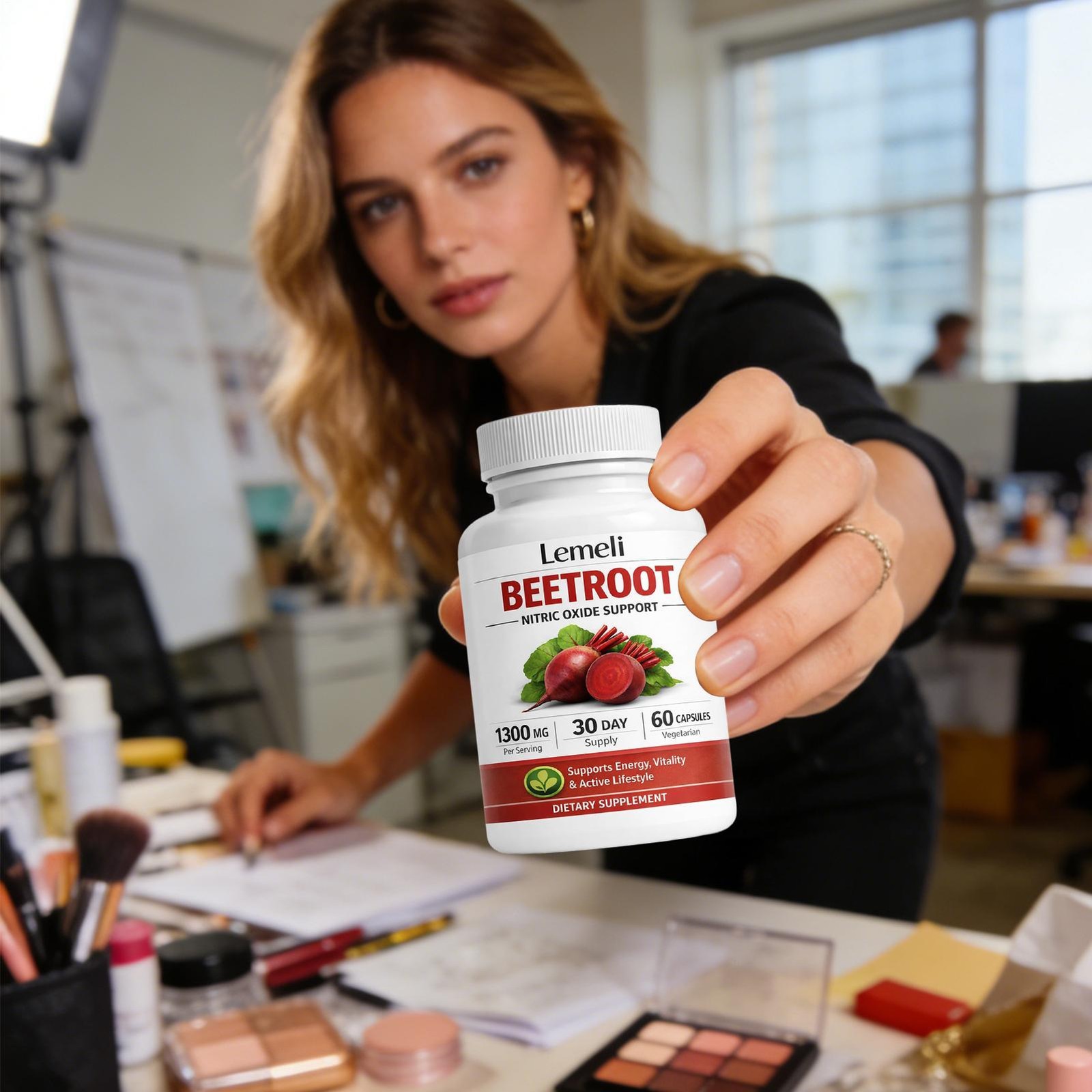 Capsules 1300mg, Lemeli Beet Root 60Capsules Supplement Extract Lemeli Beetroot