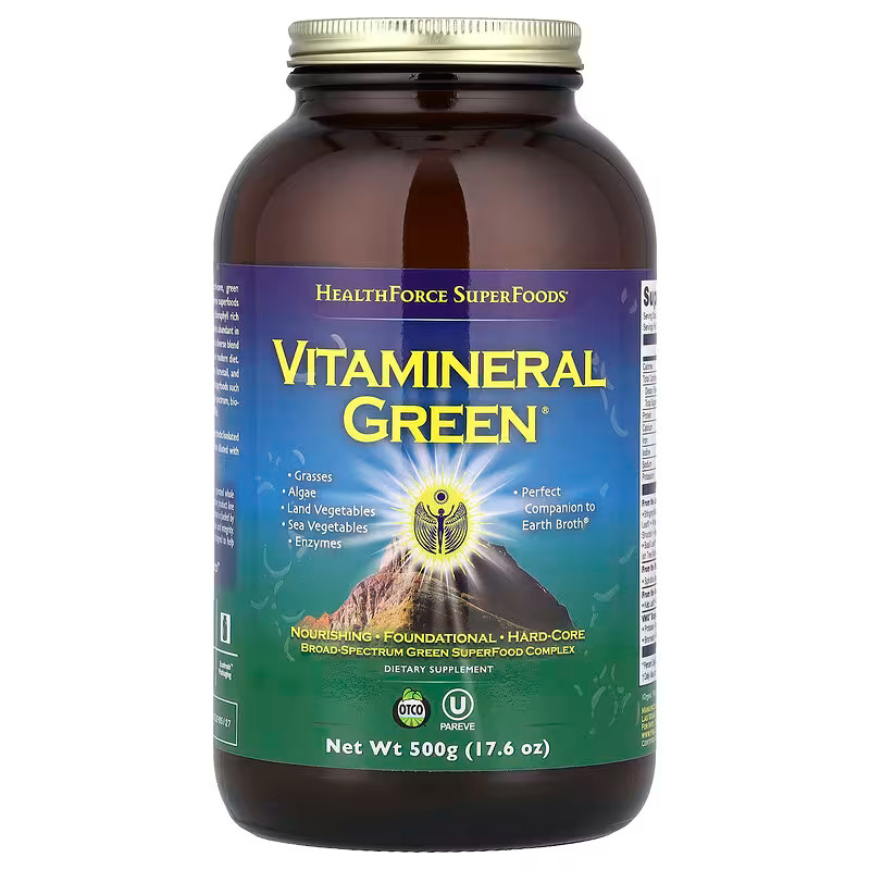 HealthForce Superfoods Vitamineral Green 17.6 oz 500 g