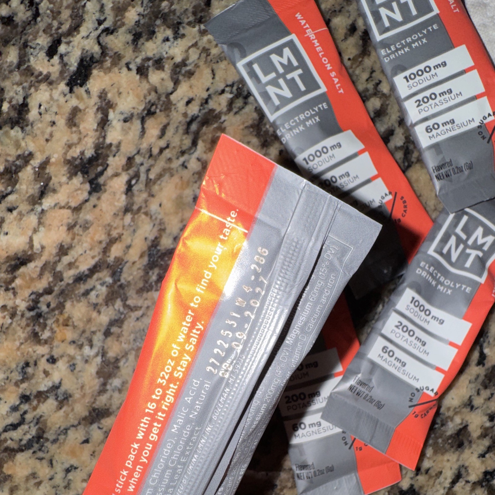 LMNT Zero Sugar Electrolytes Watermelon Salt Drink Mix 20 Sticks EXP 2027 NEW
