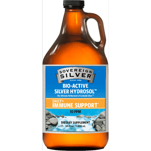 Sovereign Silver – 64oz (1892 ml) Silver Hydrosol Cap – 10 PPM