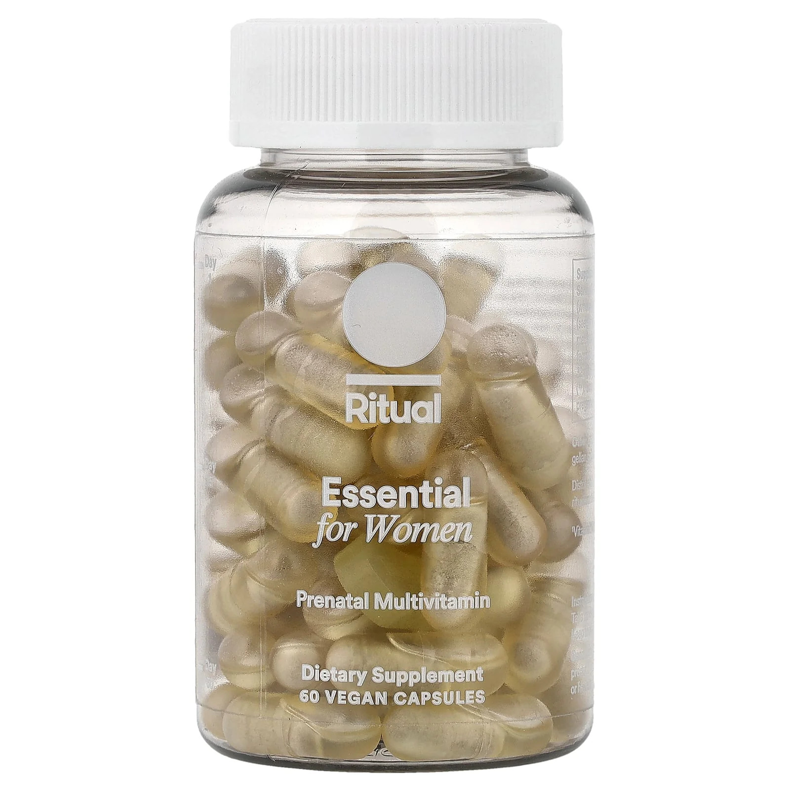 2 X Ritual, Essential for Women, Prenatal Multivitamin, Citrus, 60 Vegan Capsul