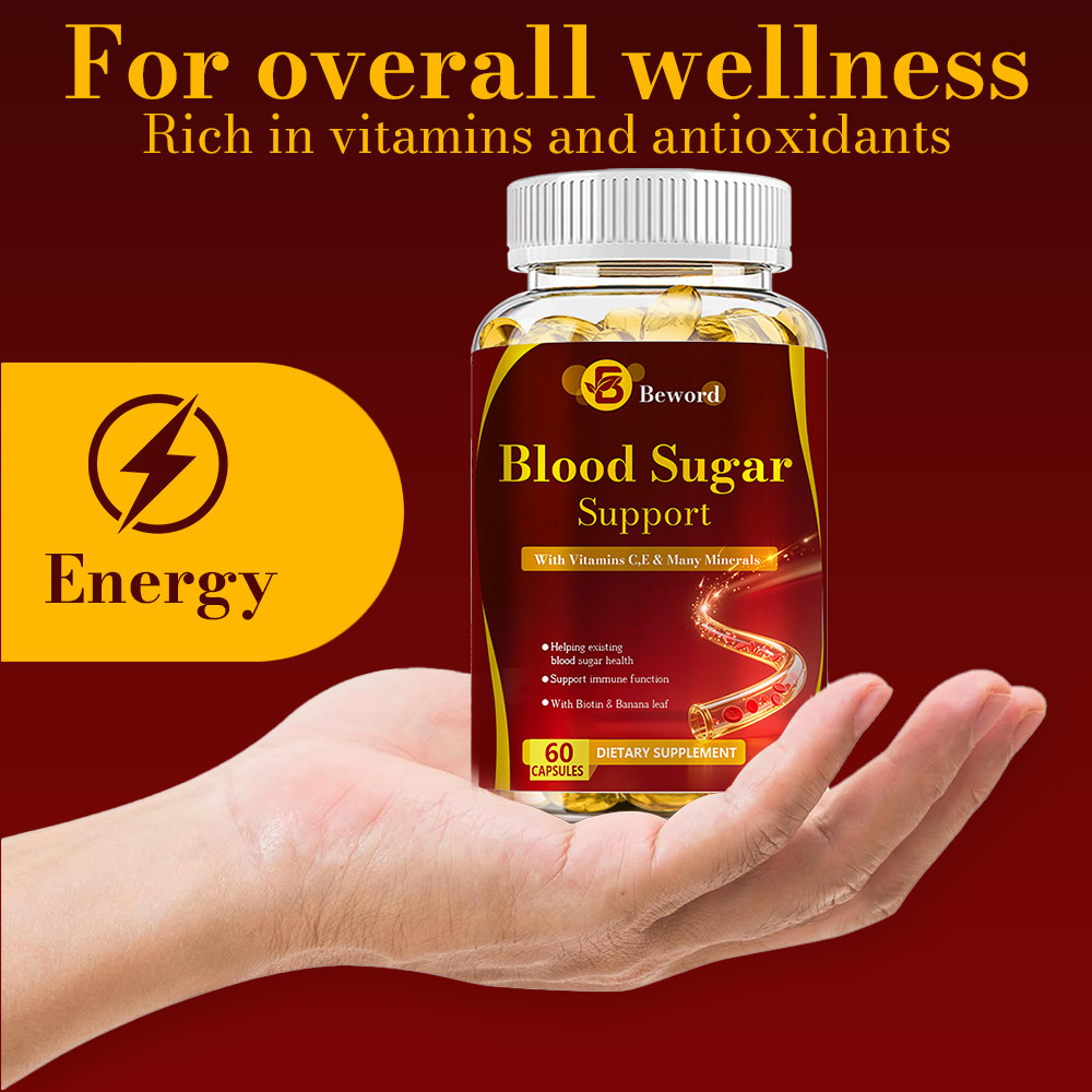 Blood Balance Capsules – Blood Sugar Support & Blood Pressure Supplement