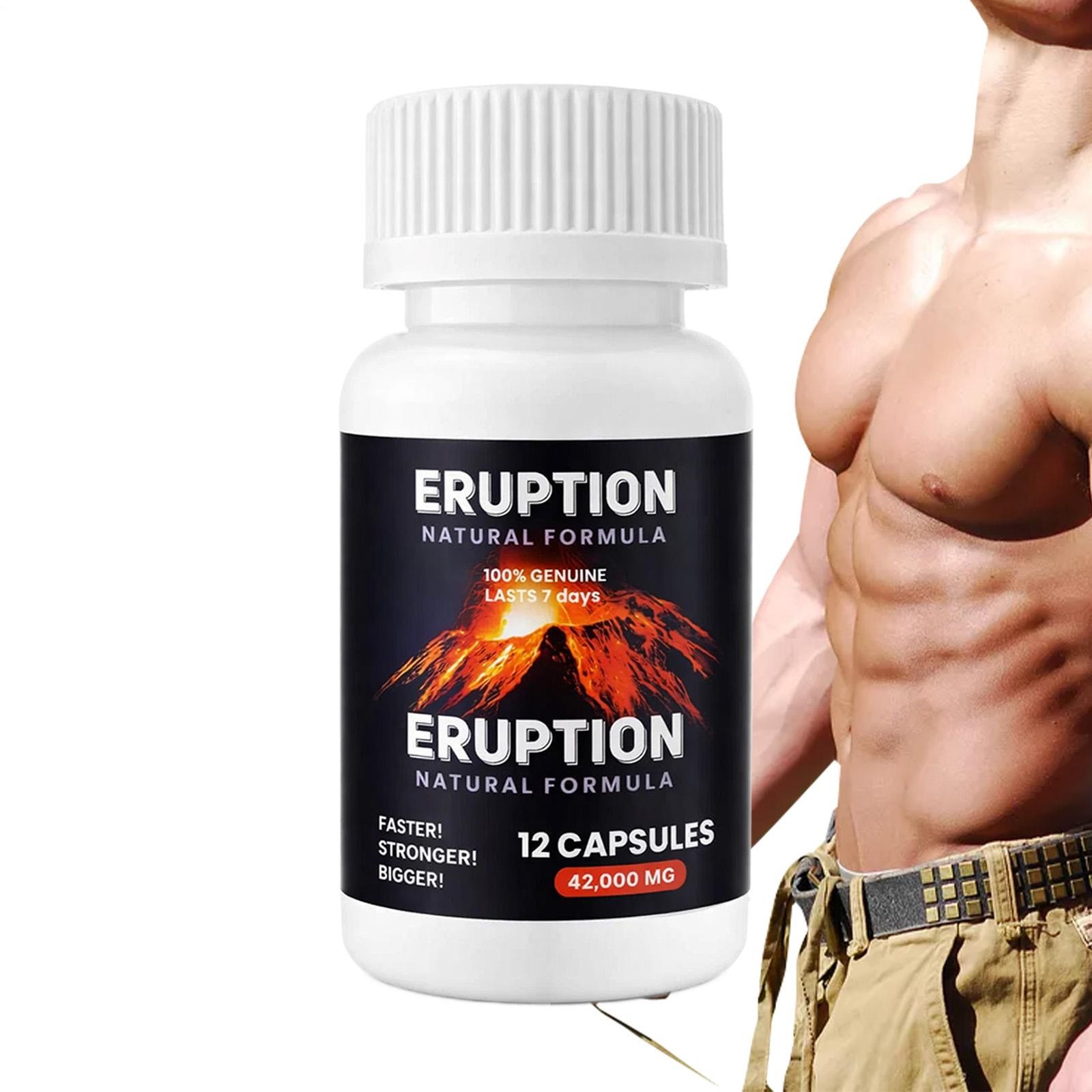 ERUPTION – Male Performance Support – Boost Stamina, Size, Stamina & Vitality