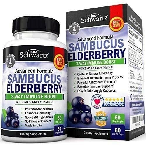 Bio Schwartz Advanced Formula sambucus elderberry EXP 12/2025